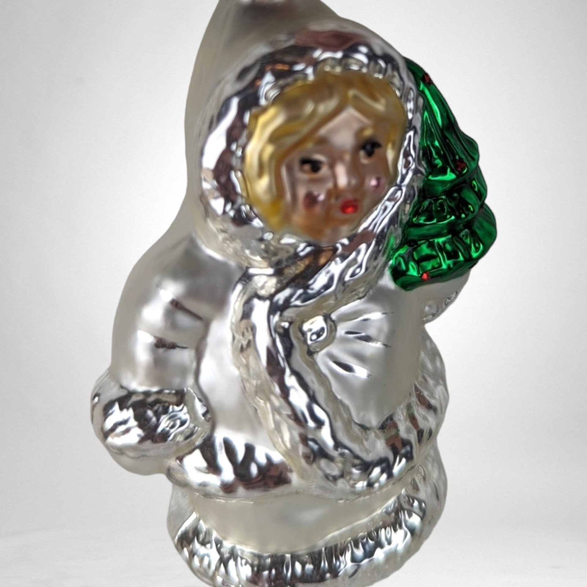 Vintage Inge Glas Child with Tree Ornament: Timeless Holiday Magic in Every Detail!