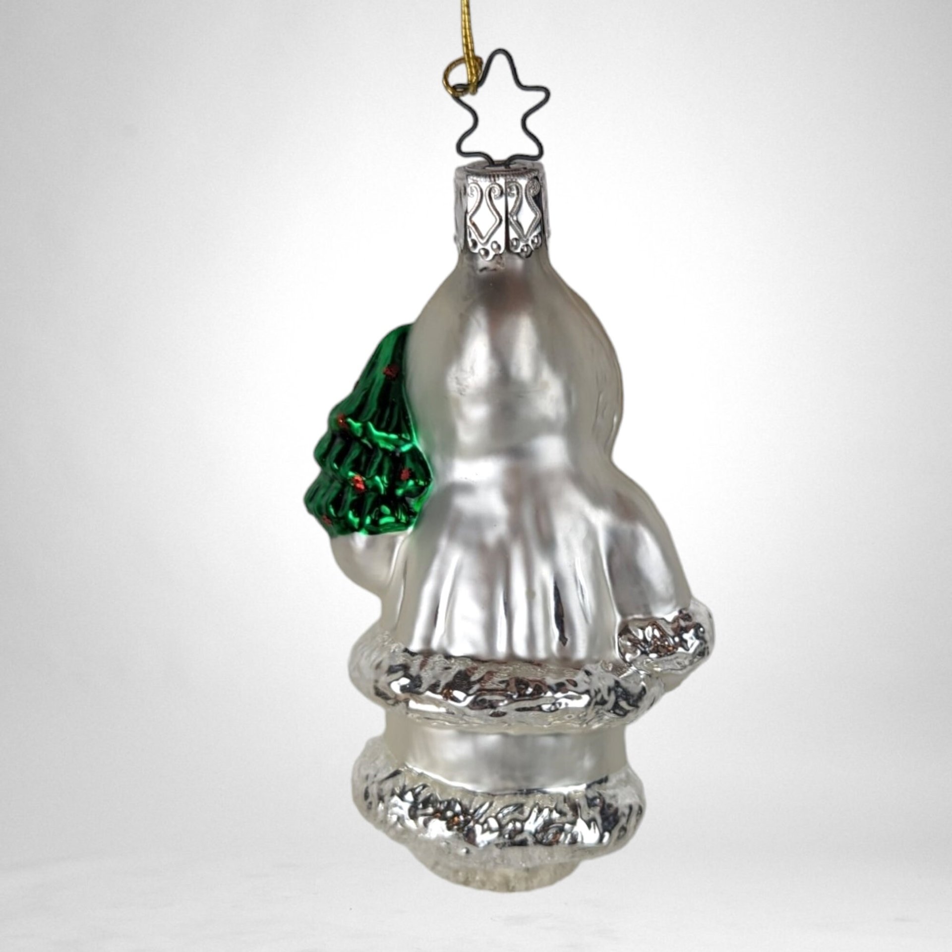 Vintage Inge Glas Child with Tree Ornament: Timeless Holiday Magic in Every Detail!