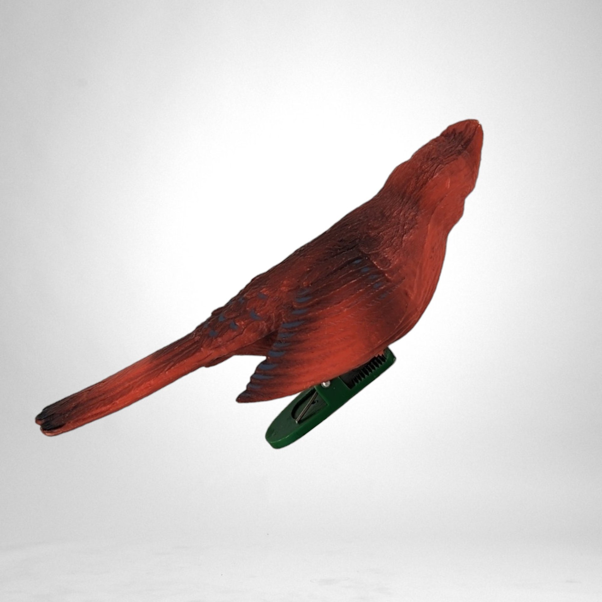 Vintage 1978 Red Cardinal Clip-On Christmas Ornament: Classic Holiday Elegance