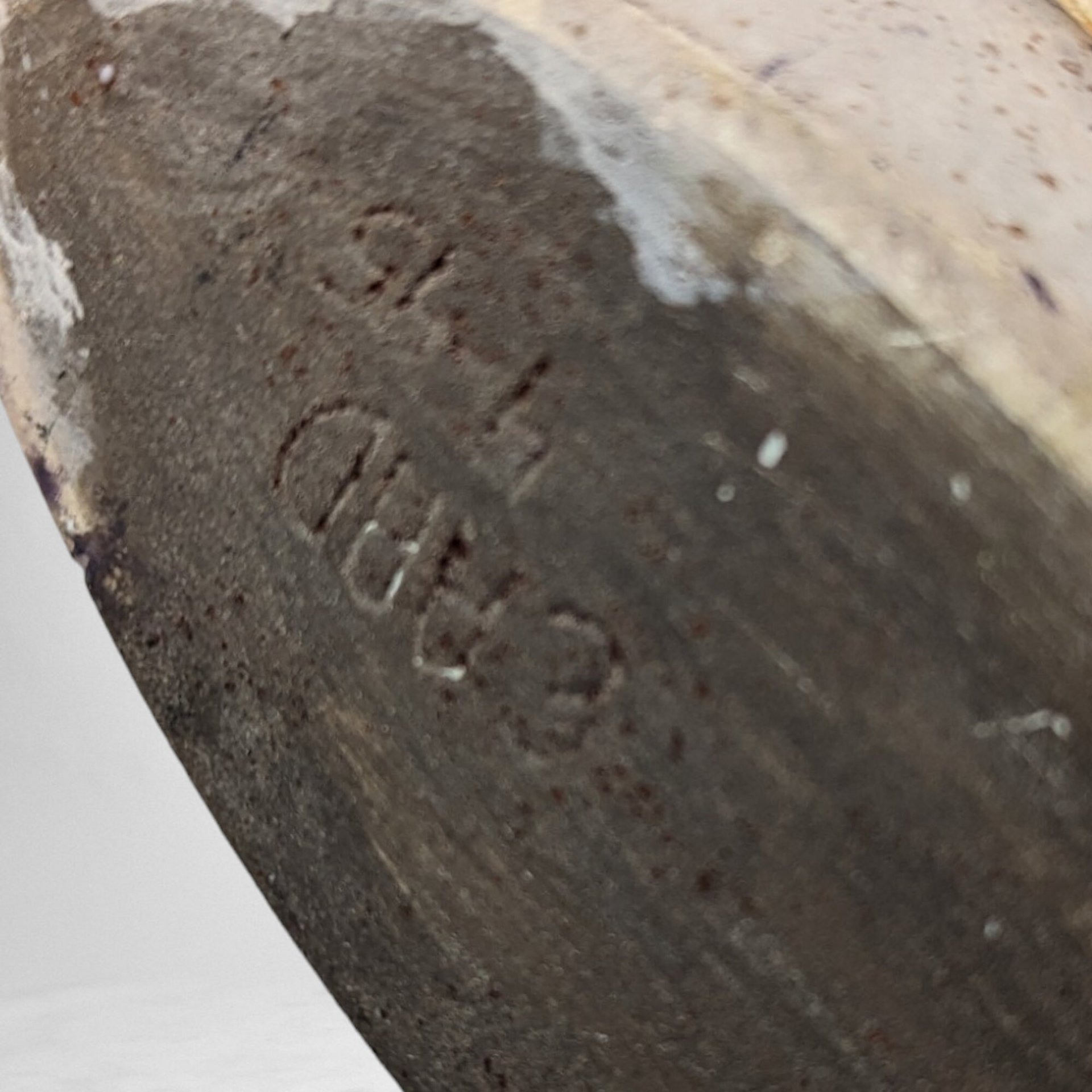 Vintage Southwest Pottery Signed Vase wtih Howling Wolf