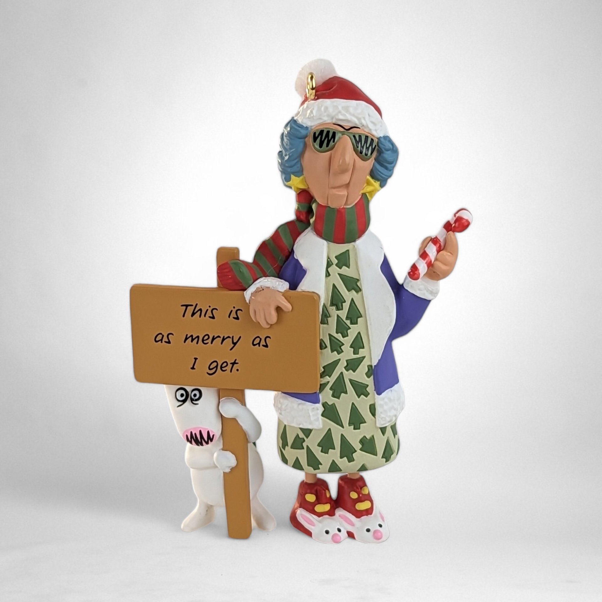 1996 Maxine 'This is as Merry as I Get' Christmas Ornament - Sassy Holiday Cheer!