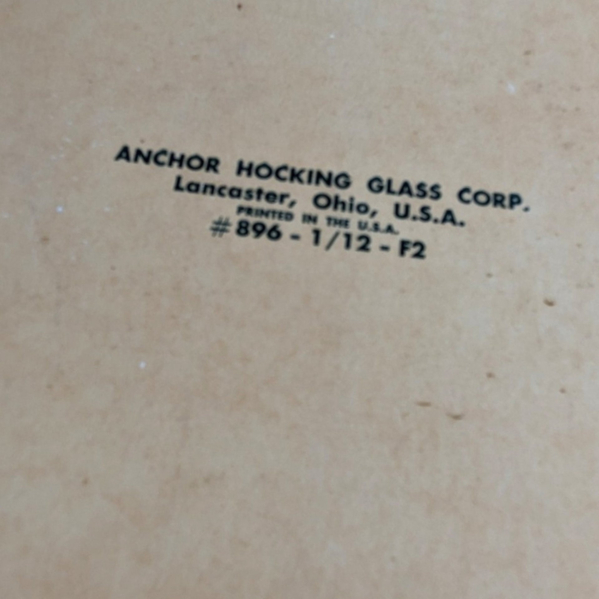 Vintage Anchorglass Deviled Egg Tray with Gold Trim - Elegant Serving for Classic Delights!