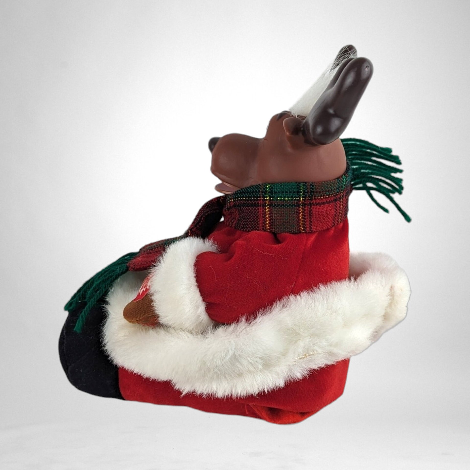 Vintage Grandma Got Run Over By a Reindeer Animated Singing Reindeer - Nostalgic Holiday Humor!