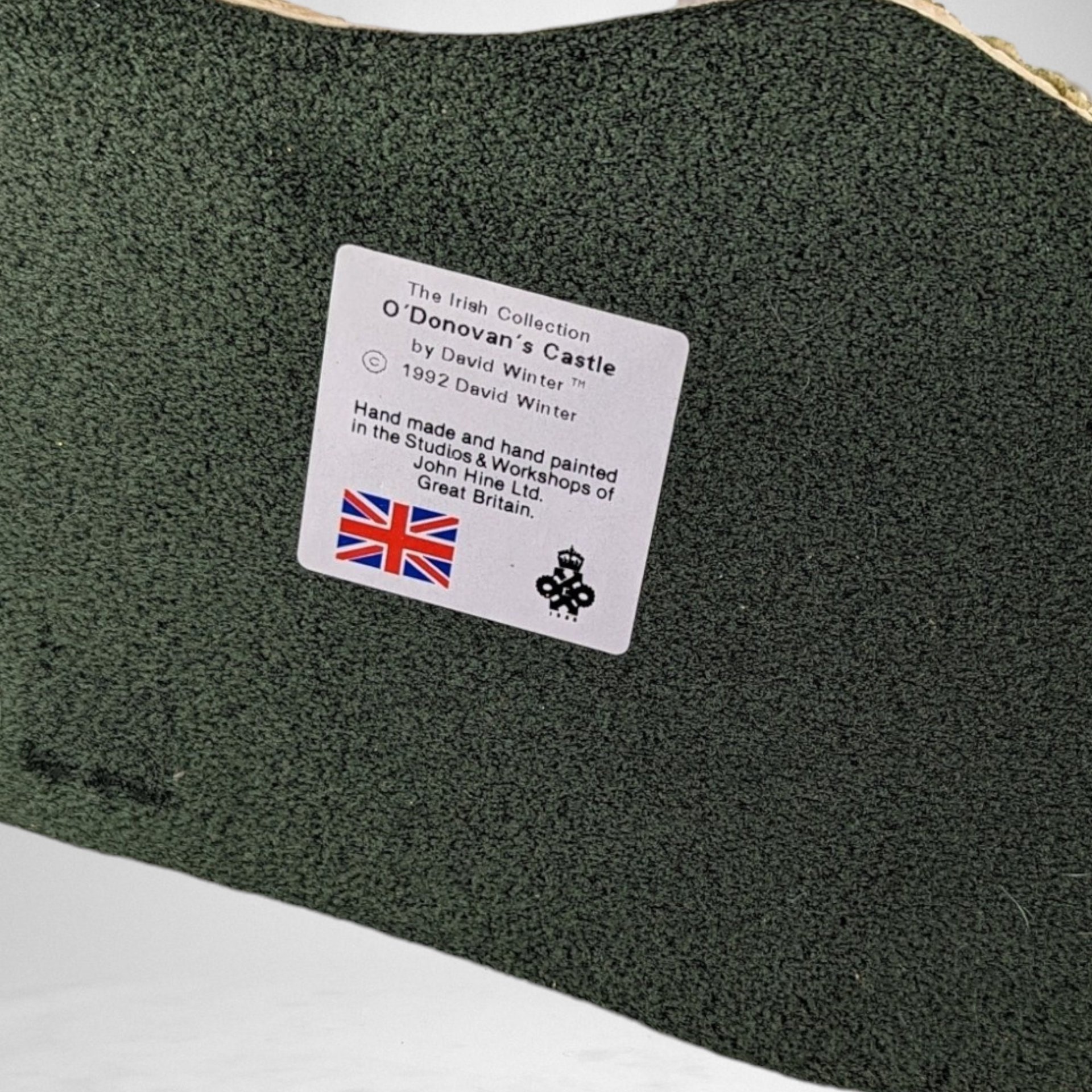 Vintage 1992 David Winter Cottages Donovan's Castle | Irish Collection | Collectible Home Decor