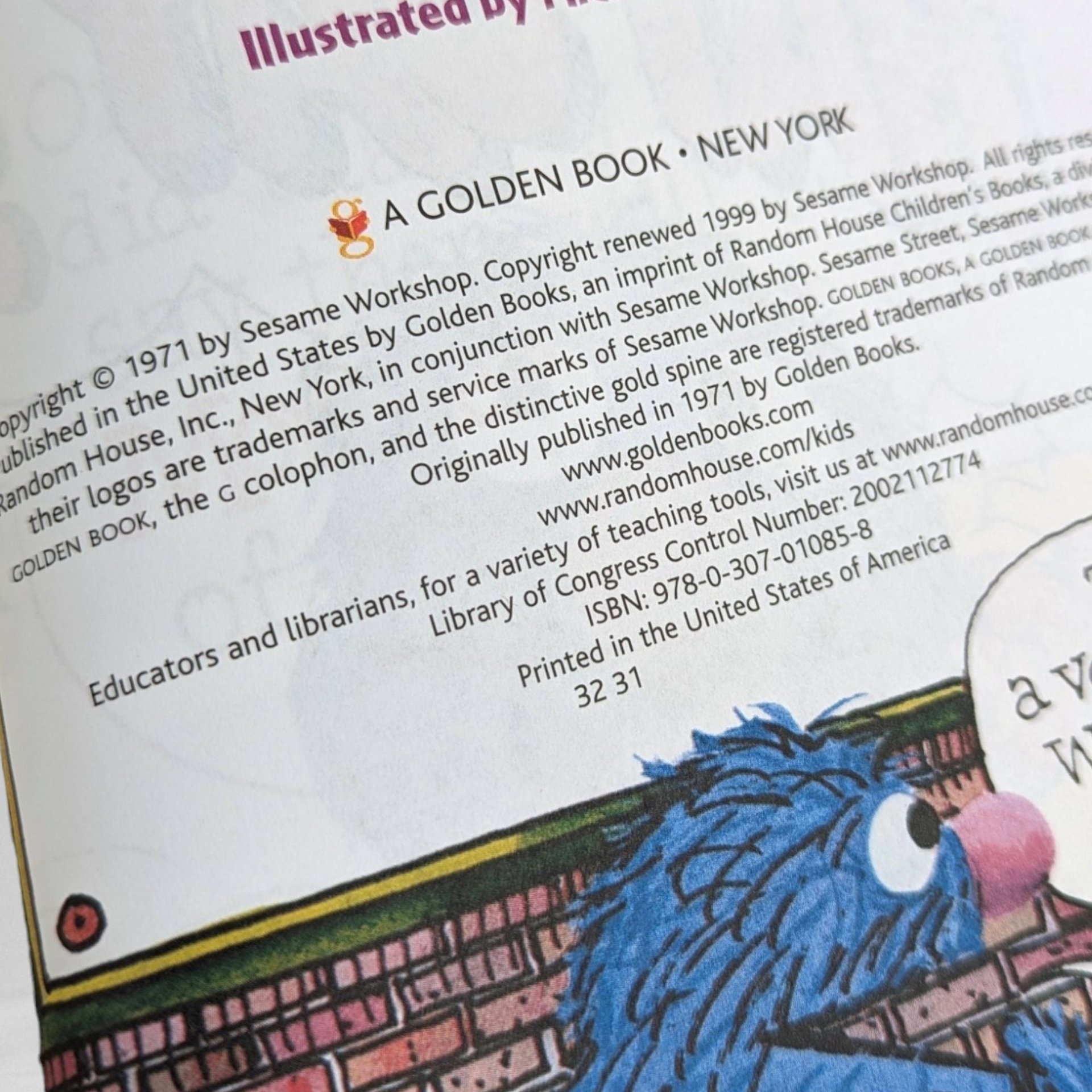 ClasLittle Golden Books - 'There's a Monster at the End of This Book