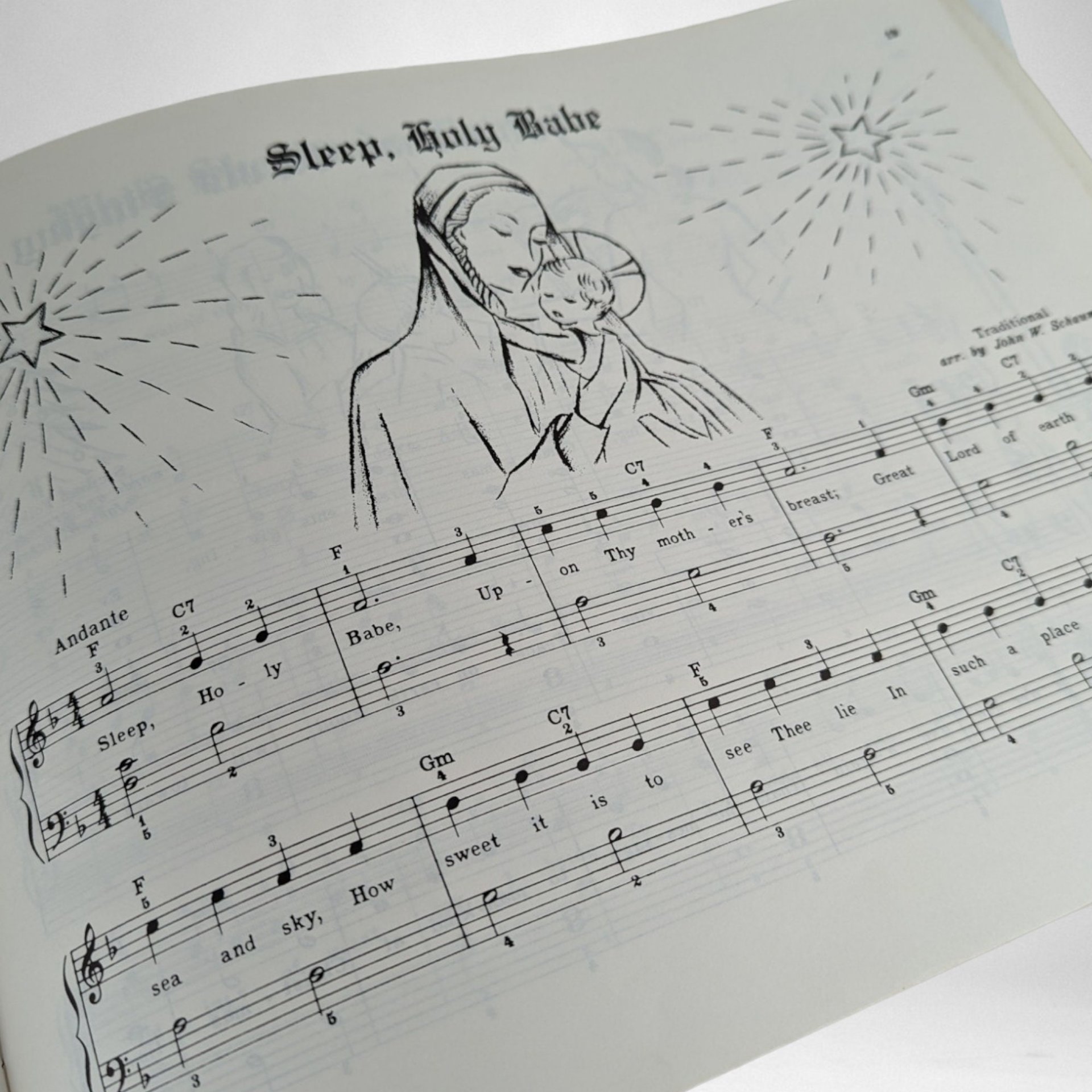 Musical Time Capsule: 1945 Christmas Album Sheet Music by John W. Schaum – Vintage Festive Melodies for Piano