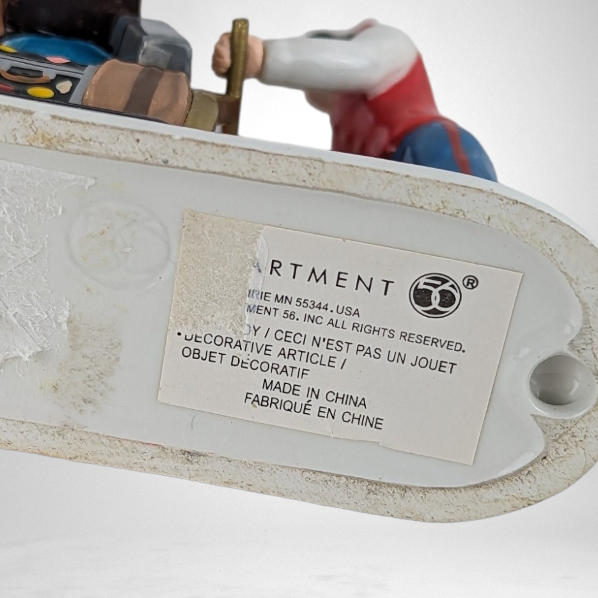 Vintage Dept. 56 'We're Goin By Train' Collectible Figurine - Nostalgic Holiday Delight