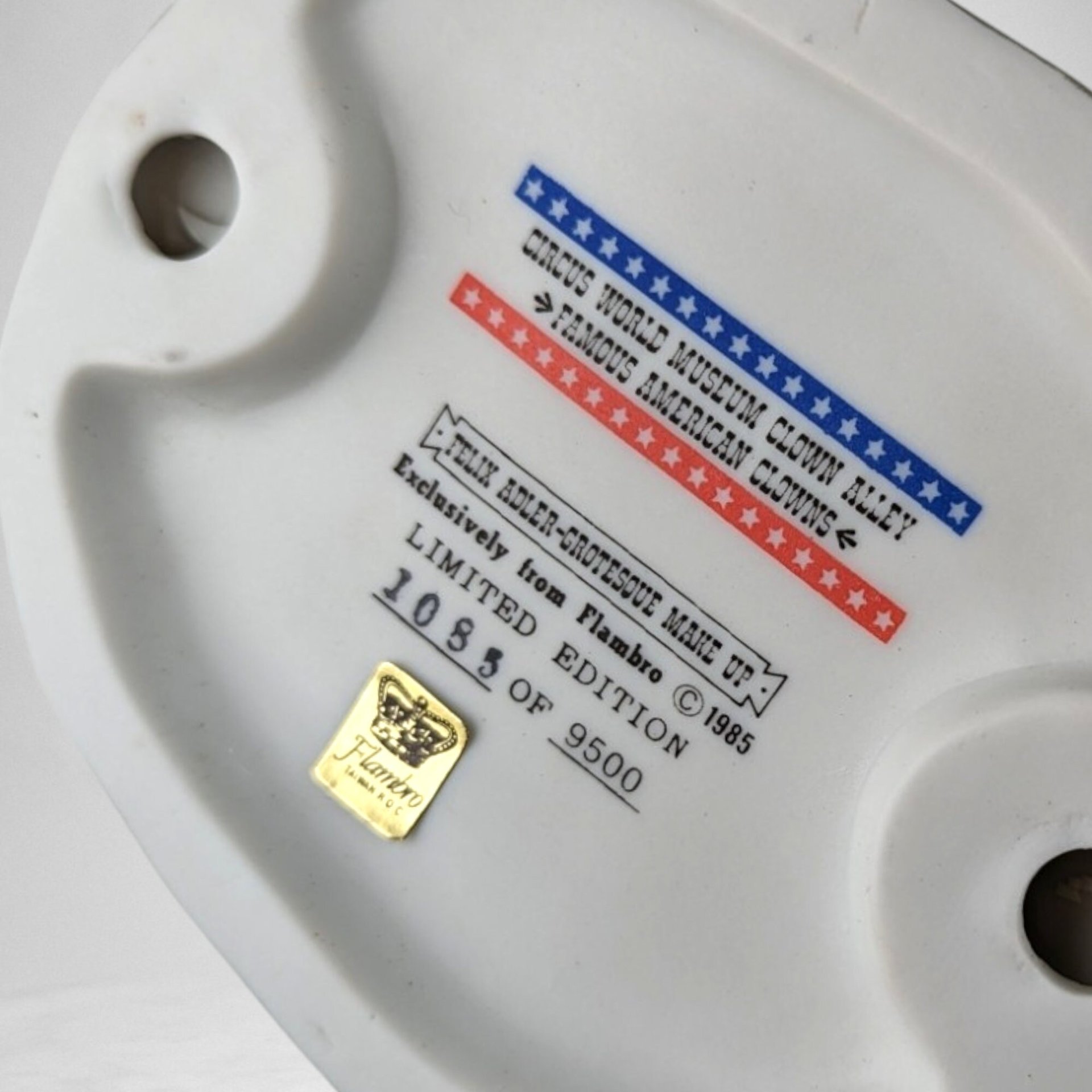 Vintage 1985 Circus World Felix Adler Collectible Clown Figure – Timeless Charm and Nostalgia in Every Detail!