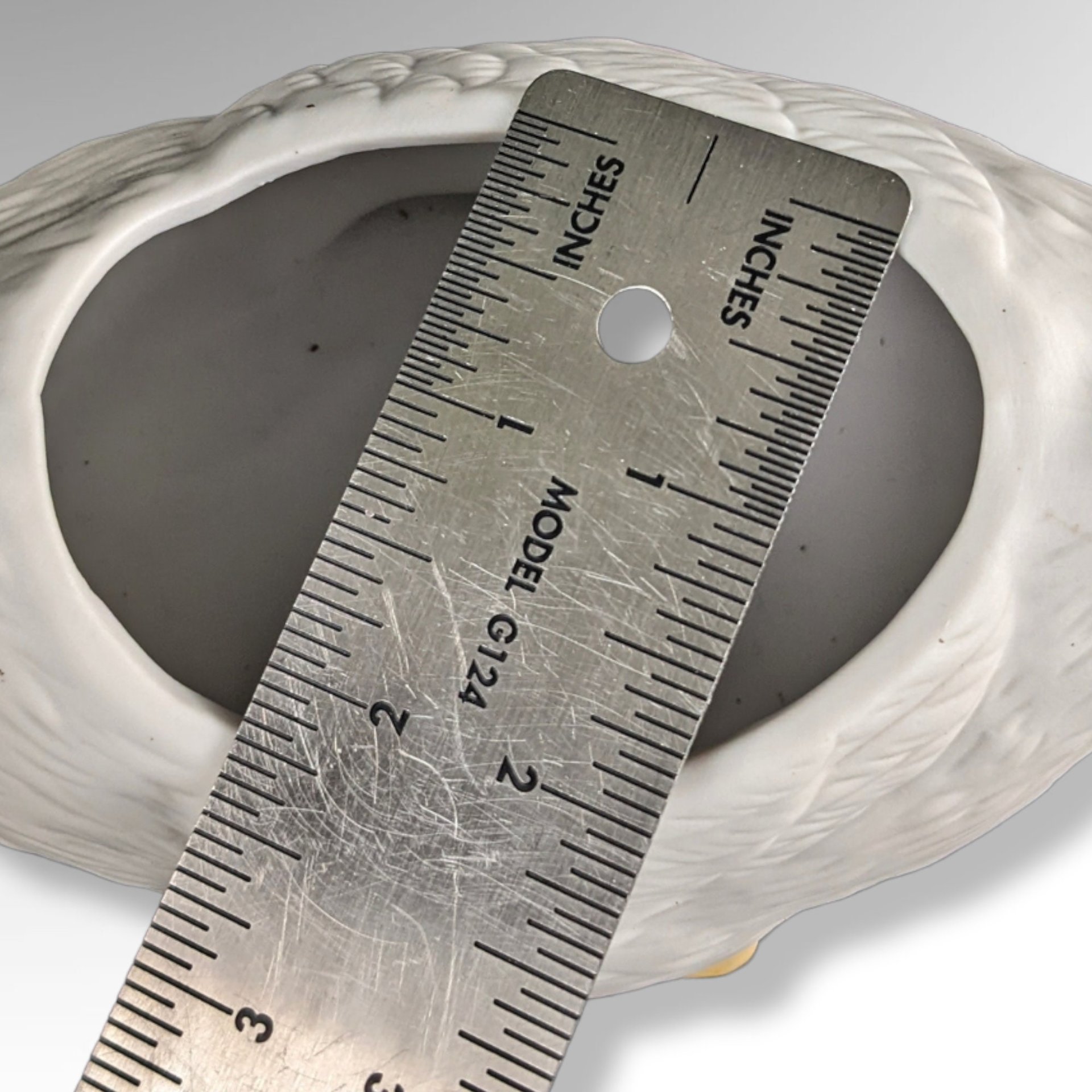 Vintage Porcelain Goose Plant Holder