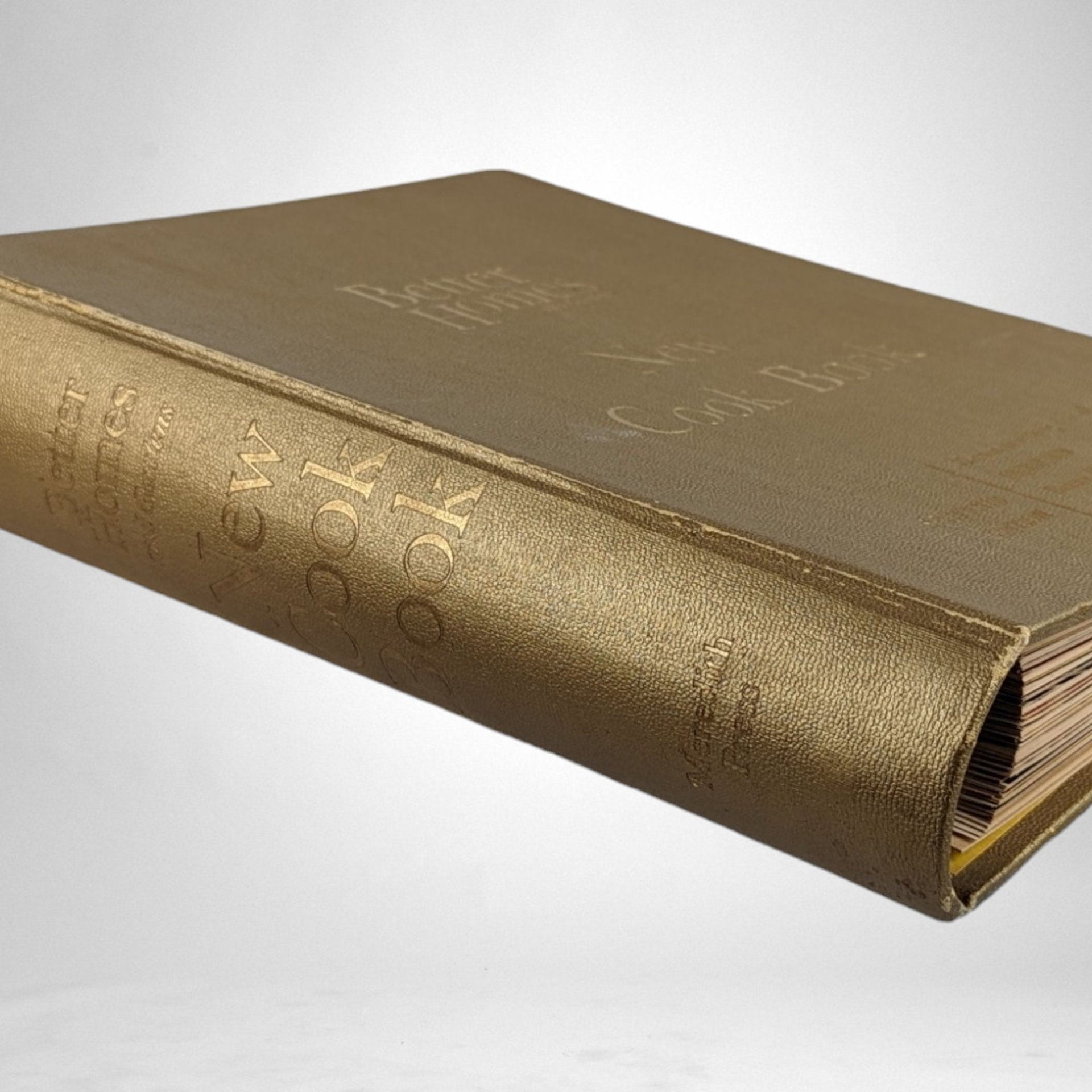 Vintage 1962 Gold Better Homes and Gardens Cookbook | Mid-Century Recipes | Classic Cooking | Culinary Time Capsule