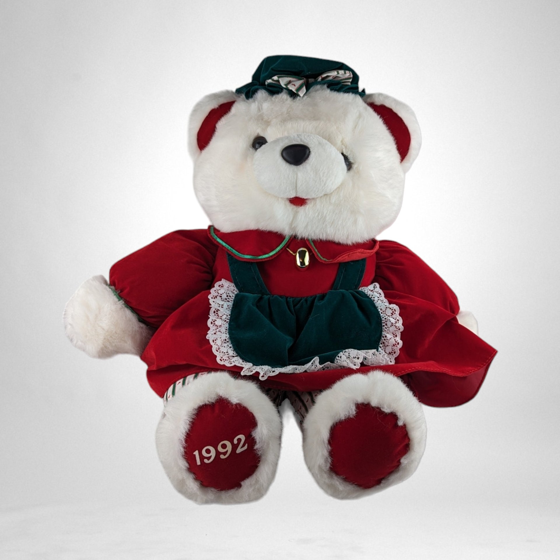 Vintage 1992 Kmart Plush Girl Teddy Bear: Adorable Collectible Plush Toy