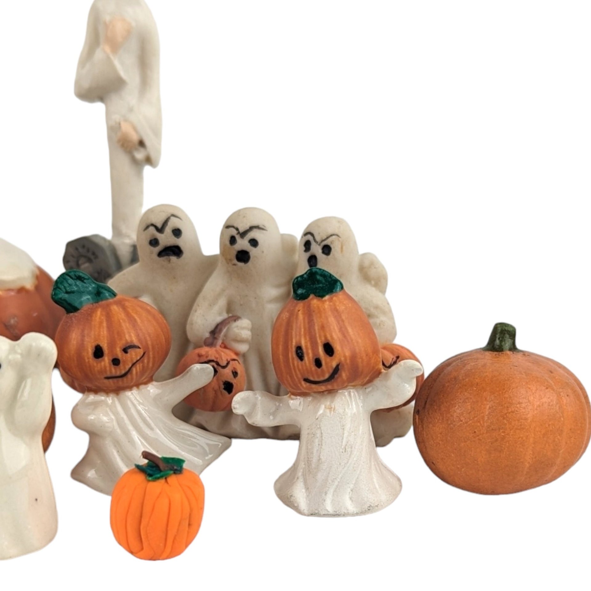 Collection of 13 Small Halloween Figurines