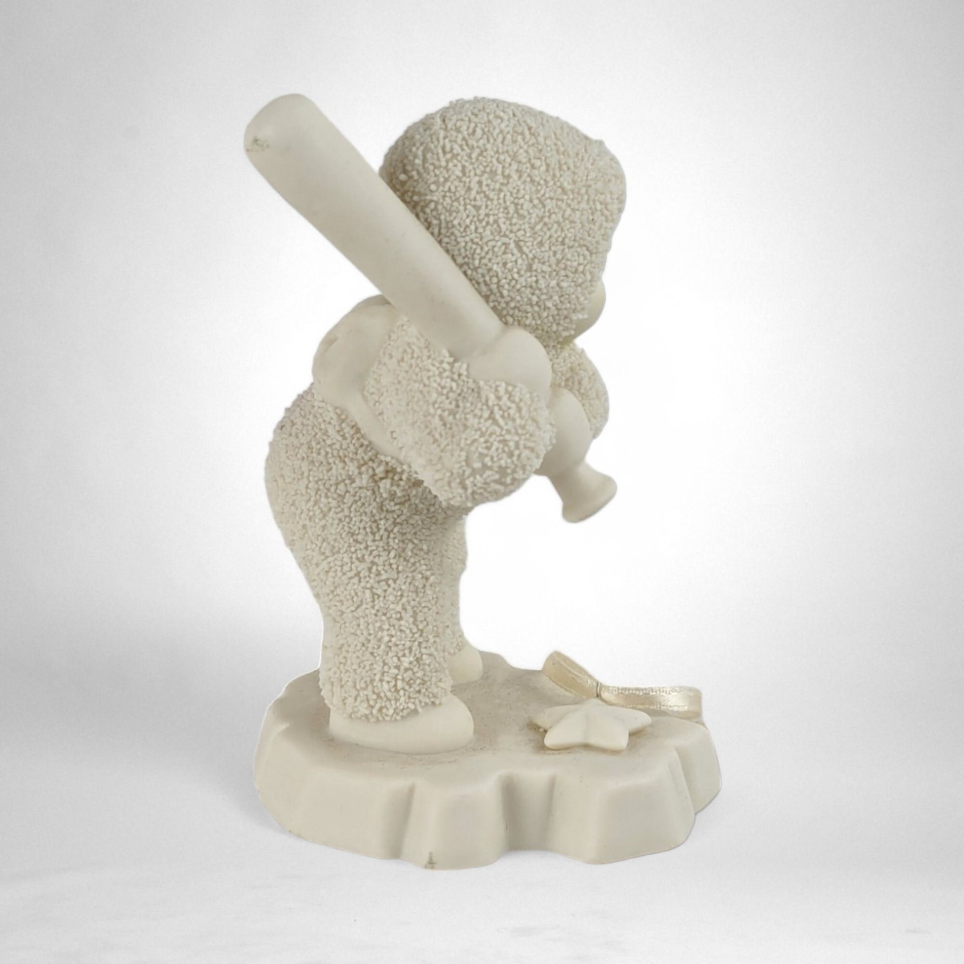 1999 Dept. 56 Snowbabies 'Batter Up' Baseball Figurine - Charming Collectible