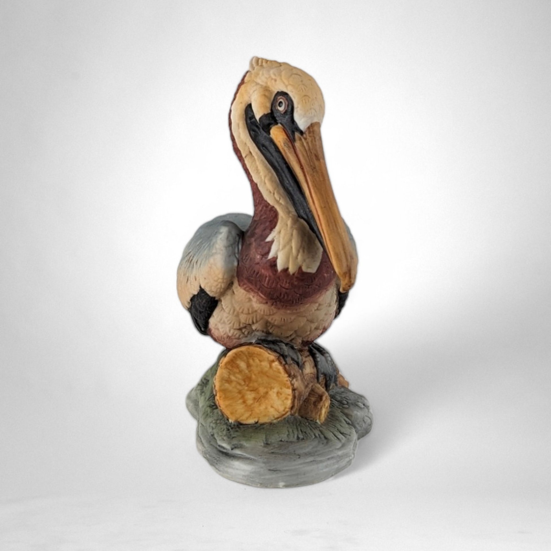 Vintage Lefton Pelican Figurine 07217 - Coastal Elegance