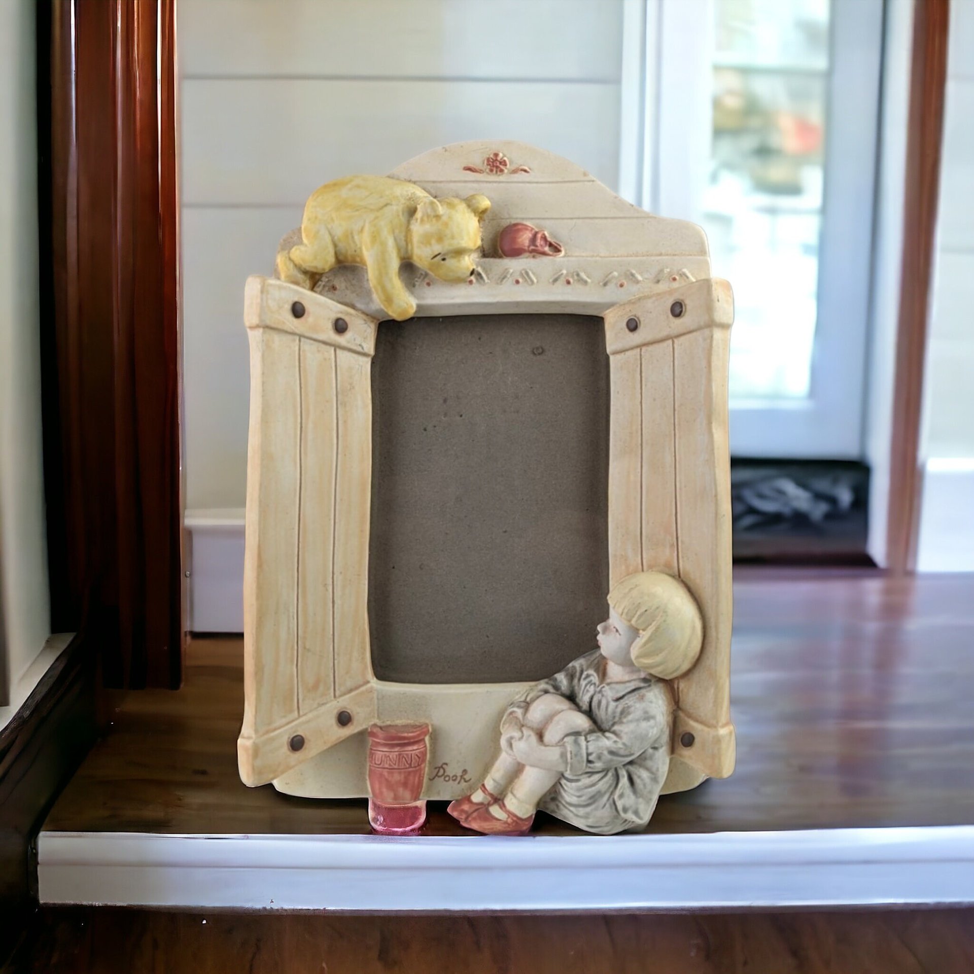 Vintage Charpente Winnie the Pooh and Christopher Robin Picture Fram