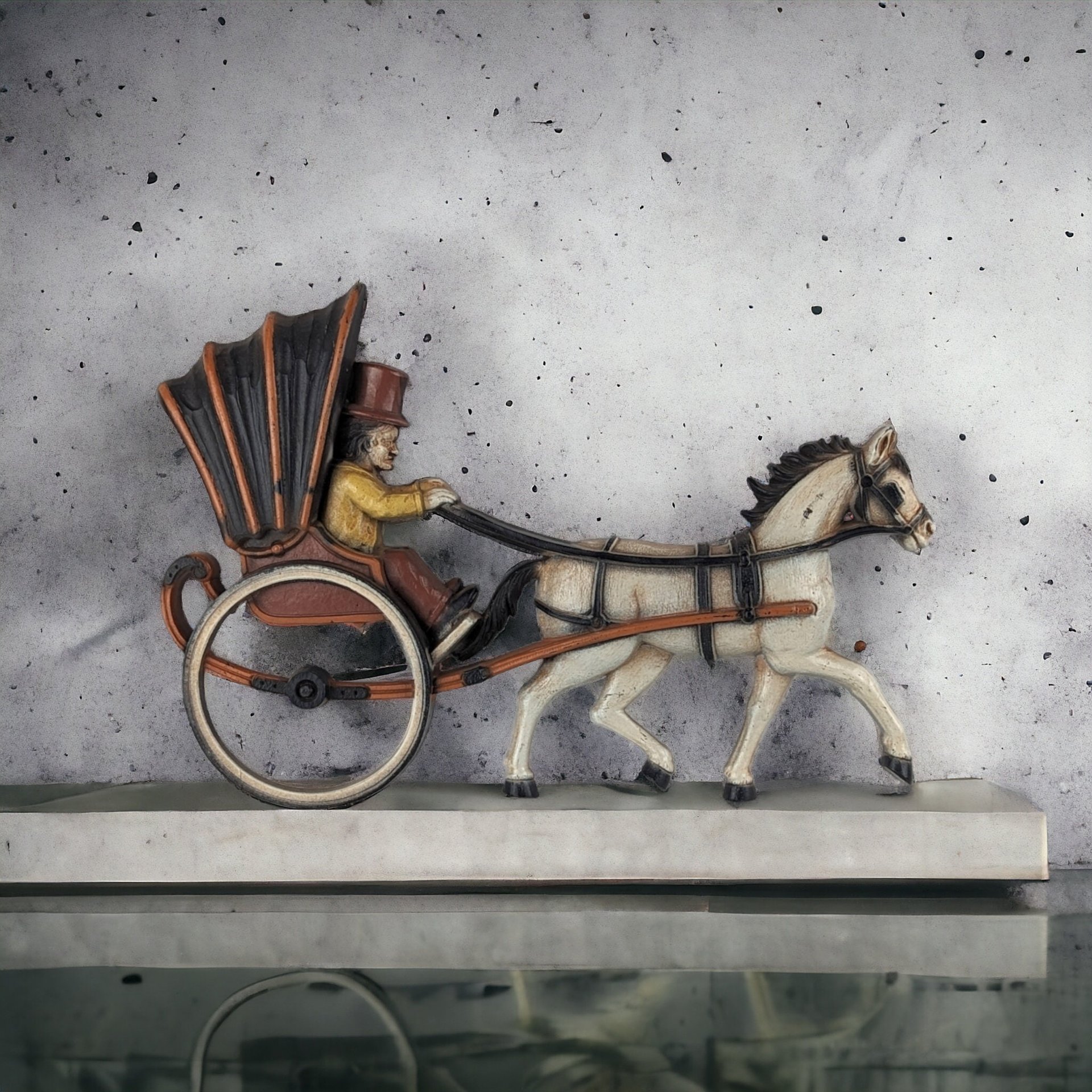 Vintage 1975 Homco Horse and Carriage Wall Hanging