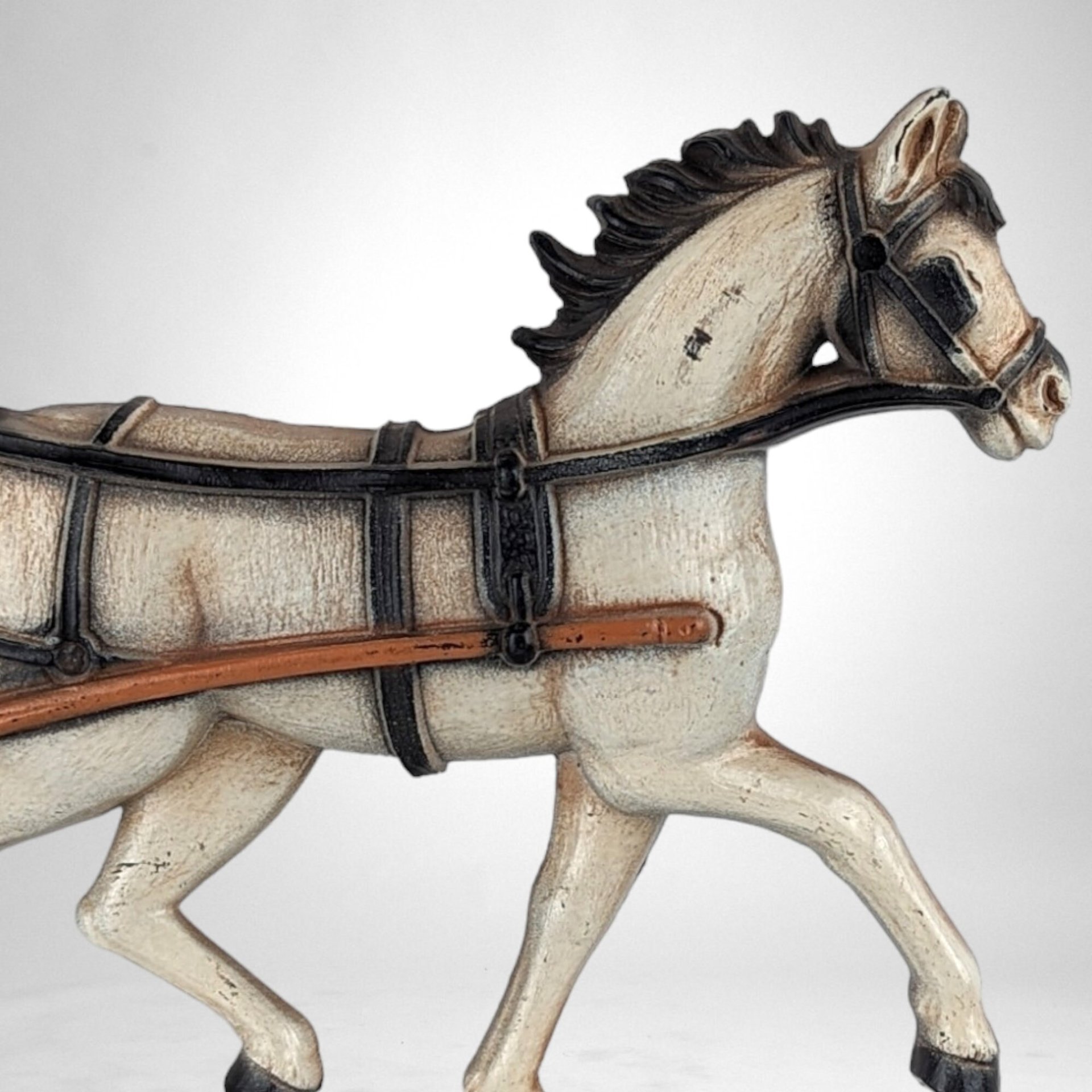 Vintage 1975 Homco Horse and Carriage Wall Hanging