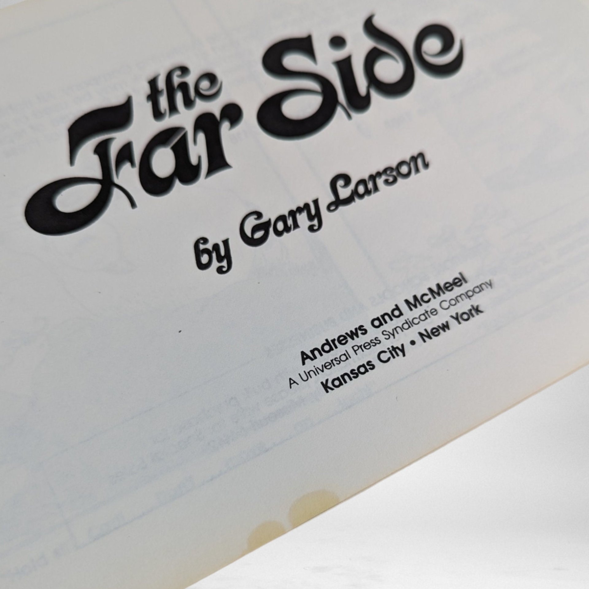 Vintage 1988 The Far Side Book by Gary Larson | 29th Printing | Collectible Humor Book | Good Condition