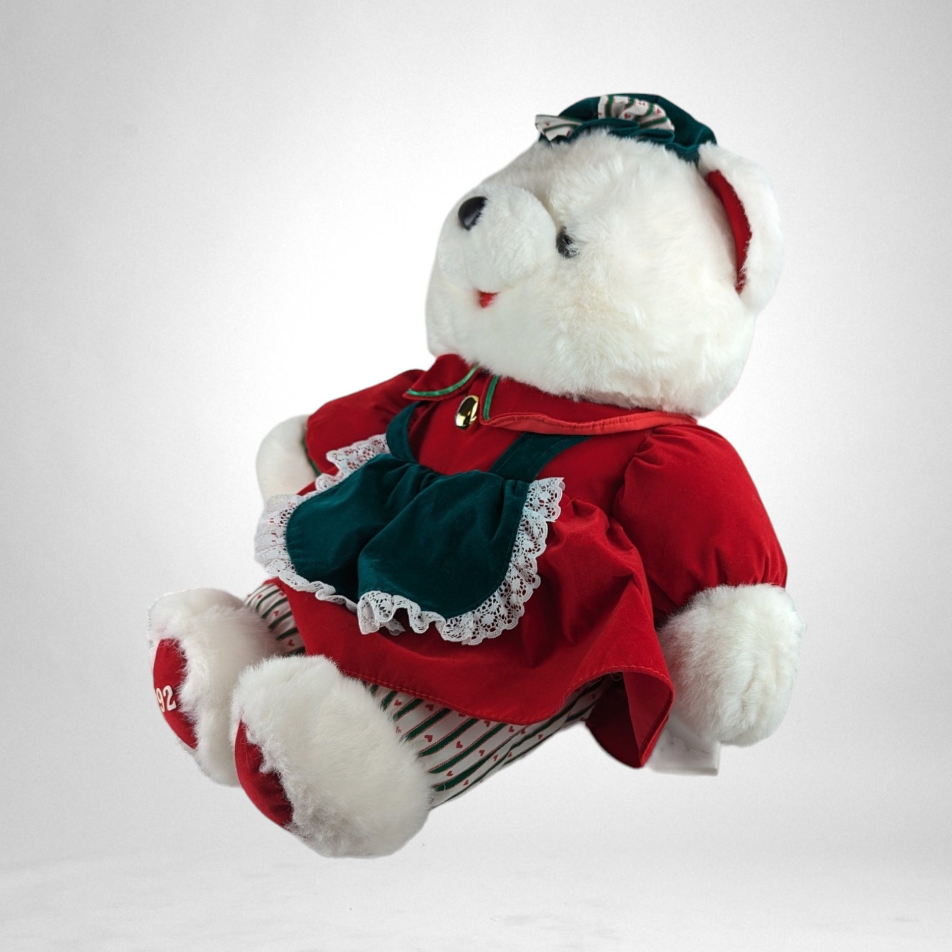 Vintage 1992 Kmart Plush Girl Teddy Bear: Adorable Collectible Plush Toy