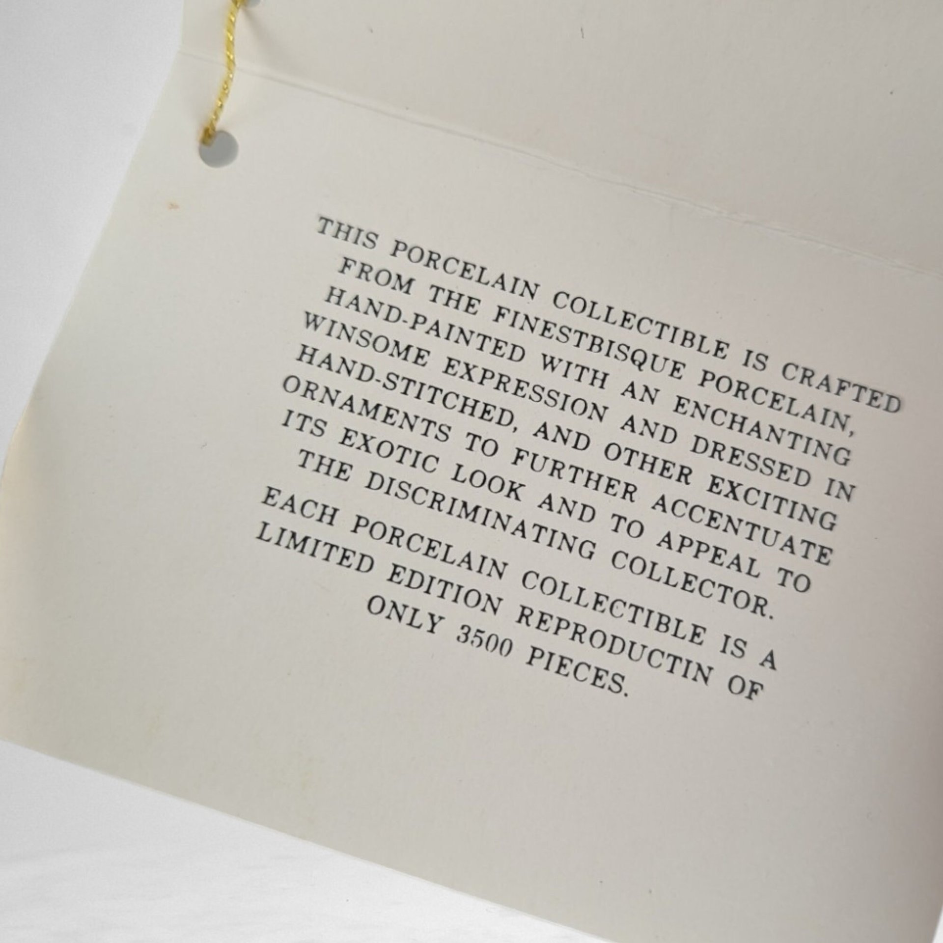 Porcelain Harlequin Art Fashion Doll