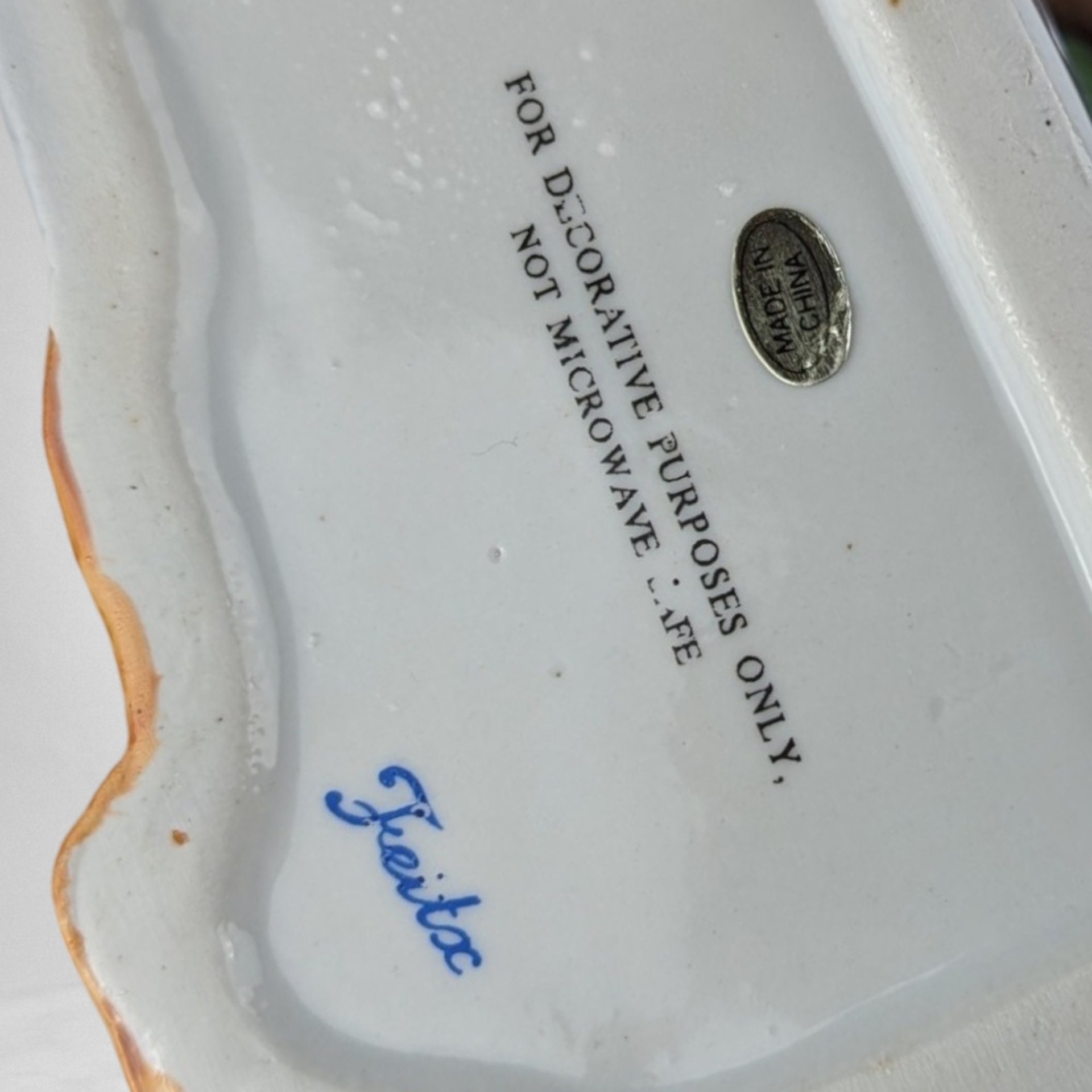 Vintage Feita Humpty Dumpty Ceramic Teapot | Whimsical Nursery Rhyme Decor