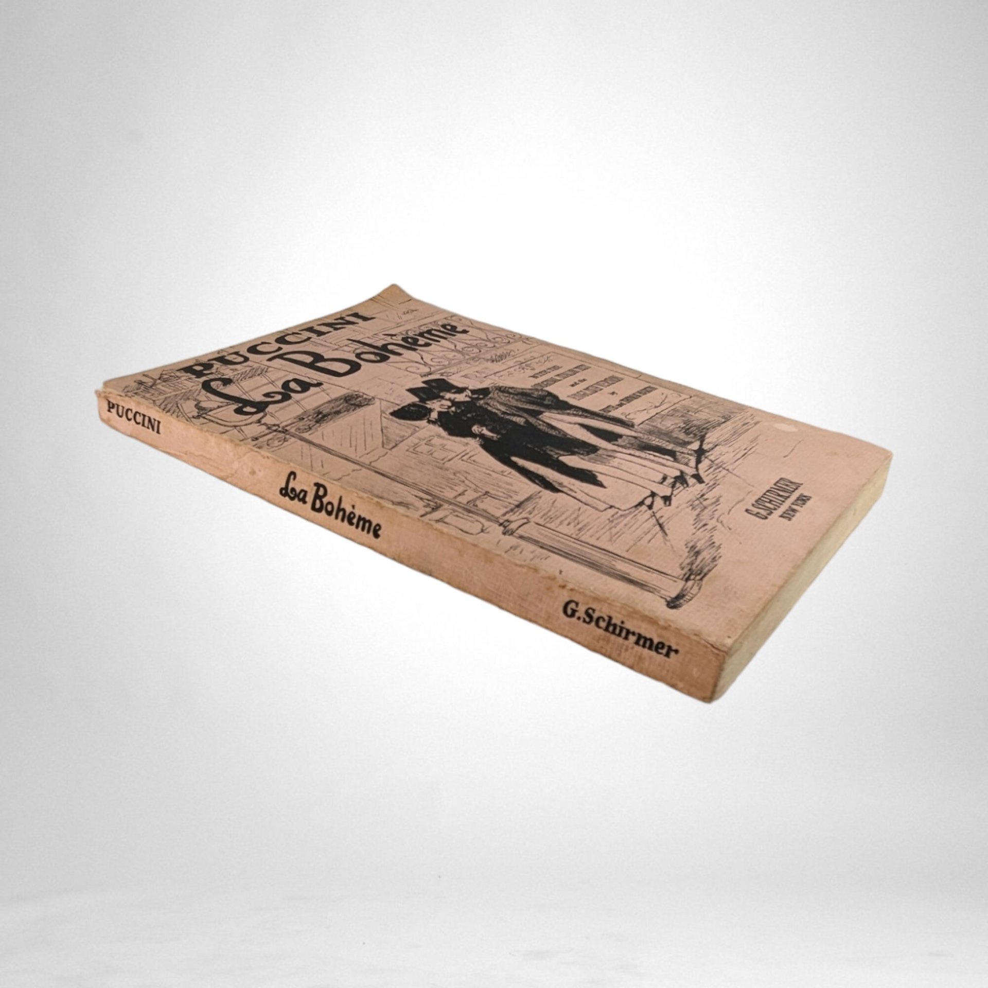 1965 Puccini La Boheme Music Book by G. Schirmer