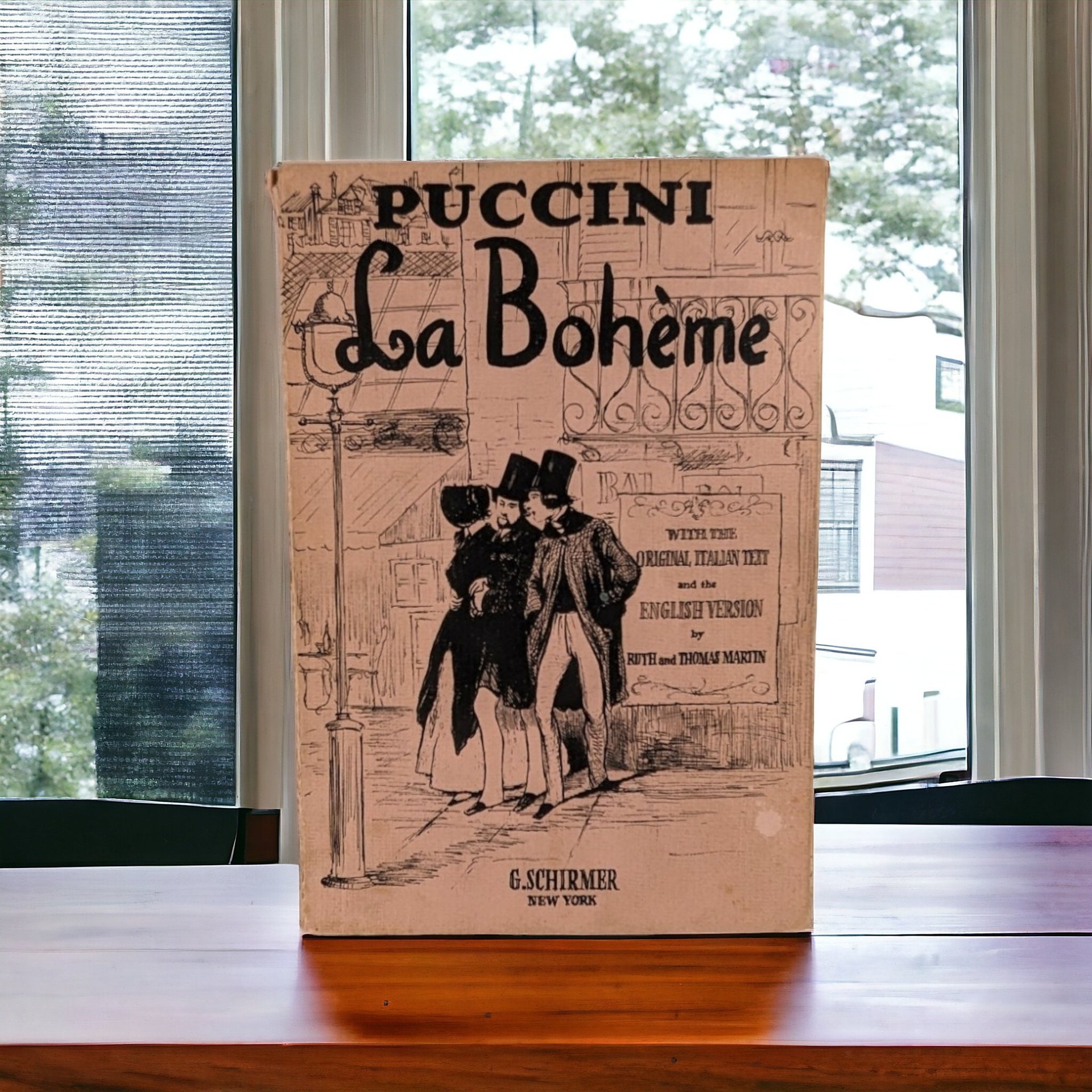 1965 Puccini La Boheme Music Book by G. Schirmer