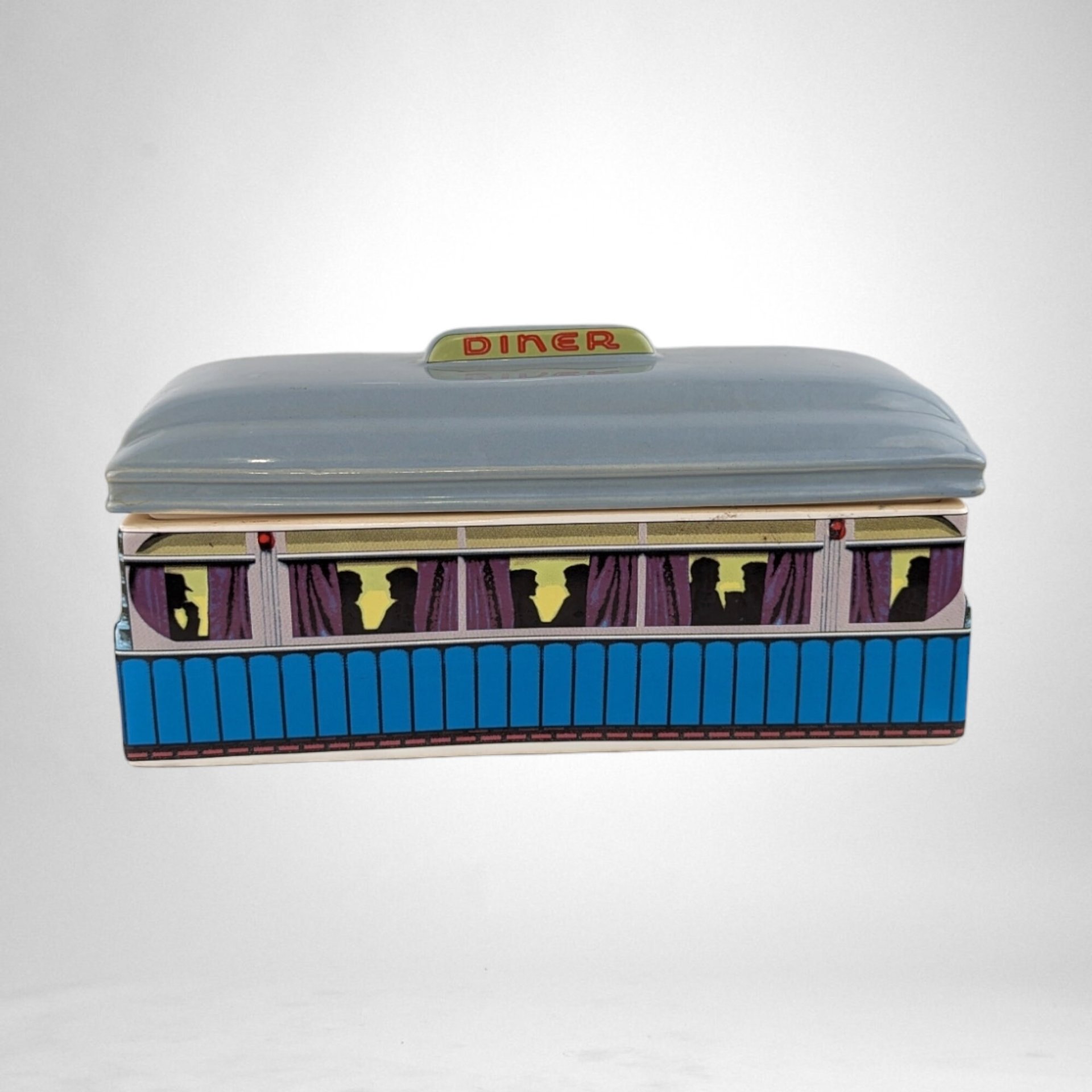 Vintage Diner Ceramic Container