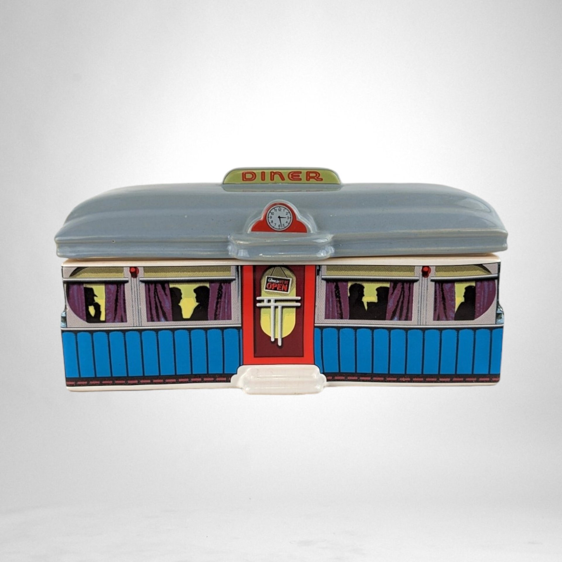 Vintage Diner Ceramic Container