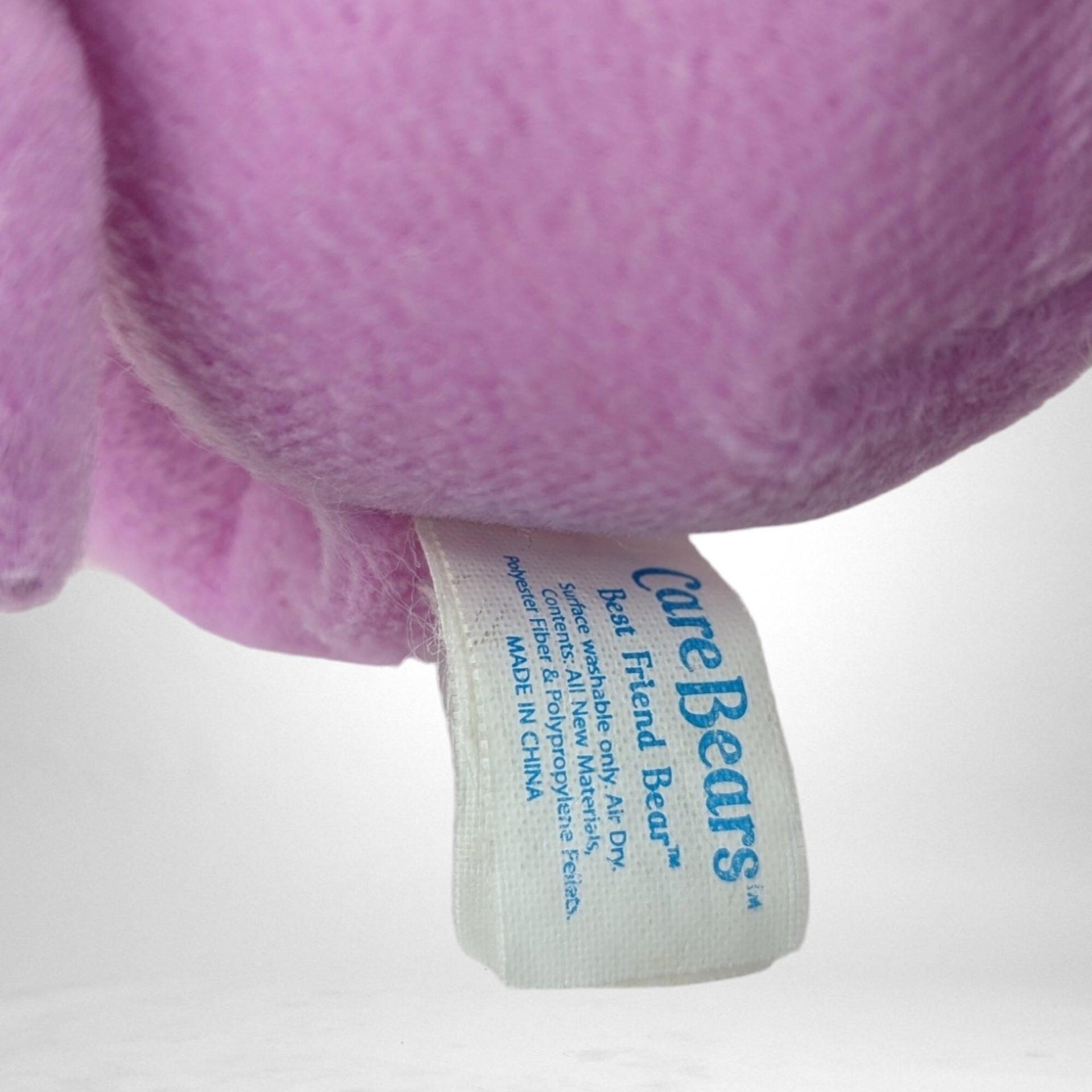 Vintage 2004 8" Care Bears Best Friend Bear Plush Toy