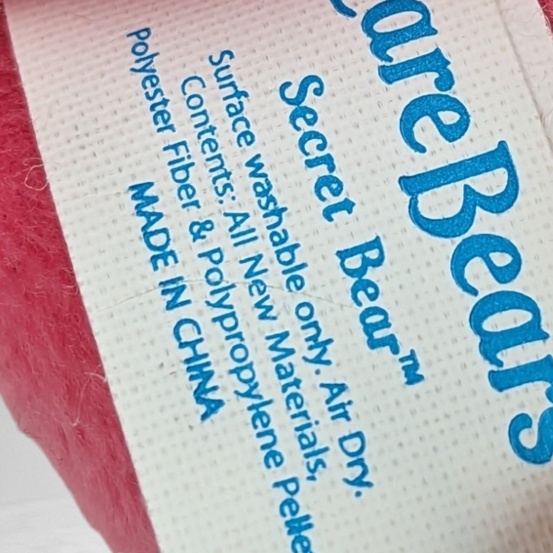 2004 Care Bears 8" Secret Bear Plush Toy