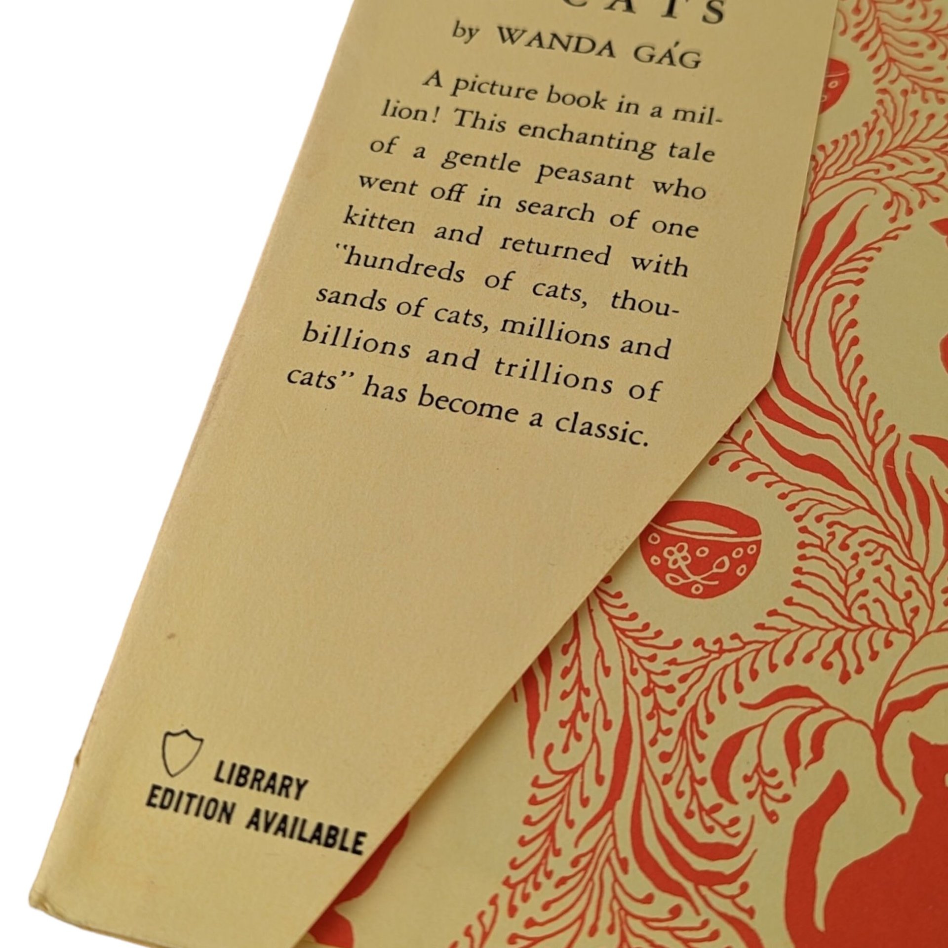 A Cat-tastic Collector's Find: Vintage Millions of Cats Hardcover by Wanda Gag