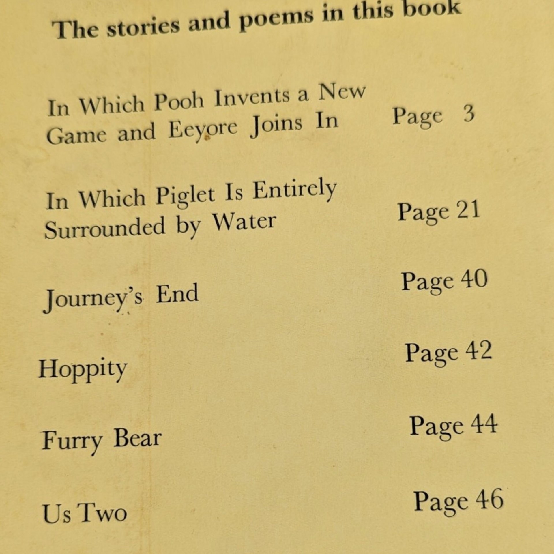 1971 1st Printing Stories and Poems About Pooh and His Friends by A.A. Milne