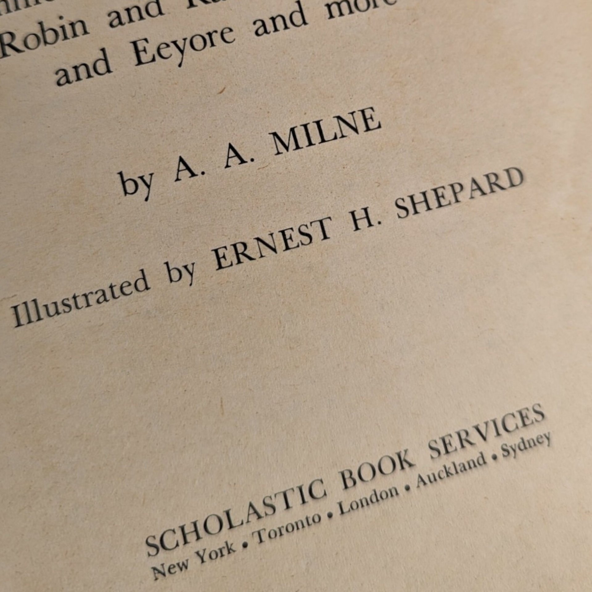 1971 1st Printing Stories and Poems About Pooh and His Friends by A.A. Milne