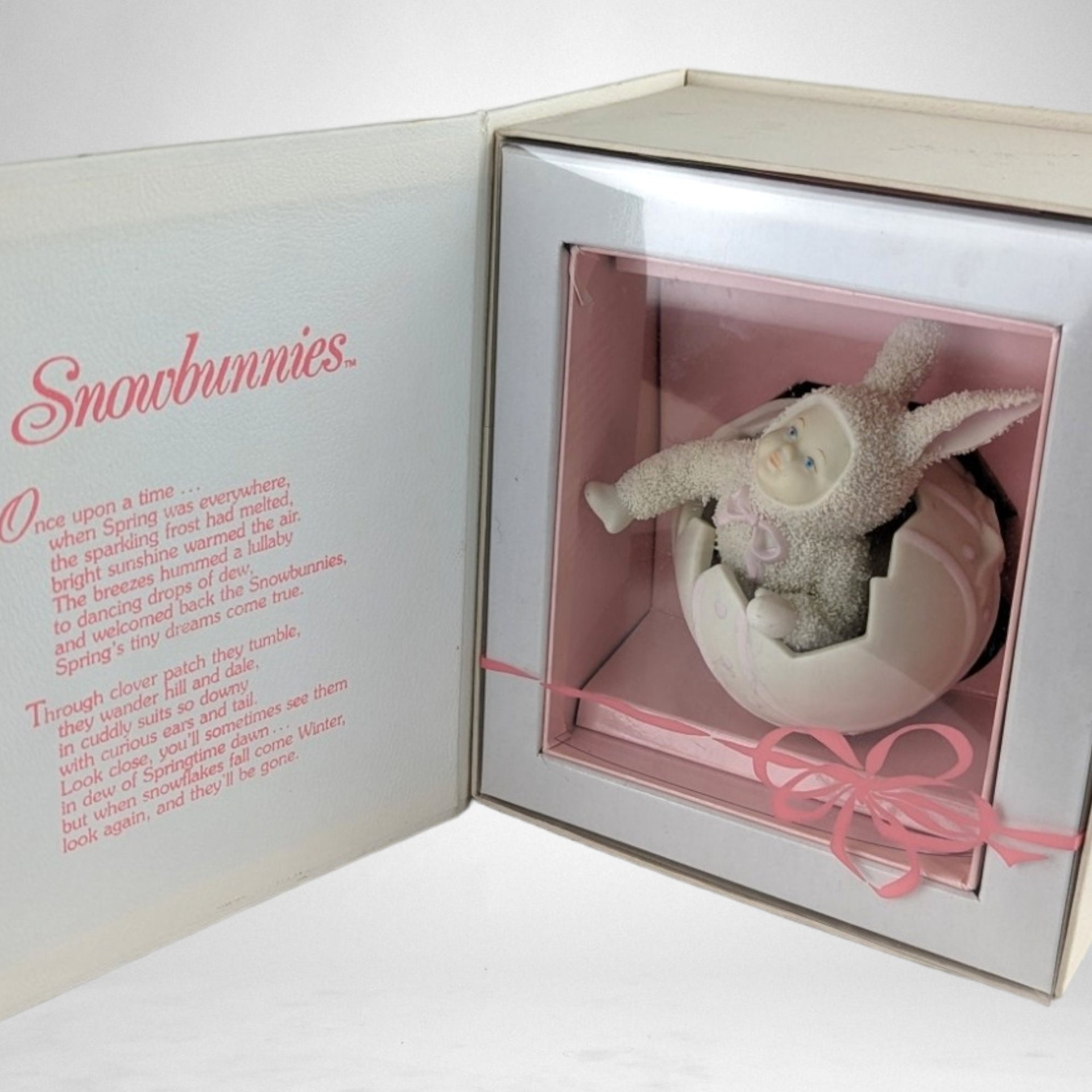 Charming Delight: 1994 Dept. 56 Snowbunnies 'Surprise It's Me' Figurine