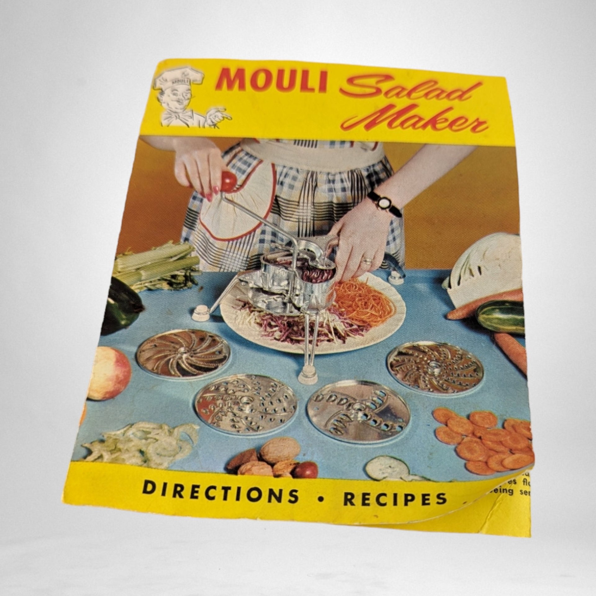 Retro Culinary Charm: Vintage Mouli Salad Maker