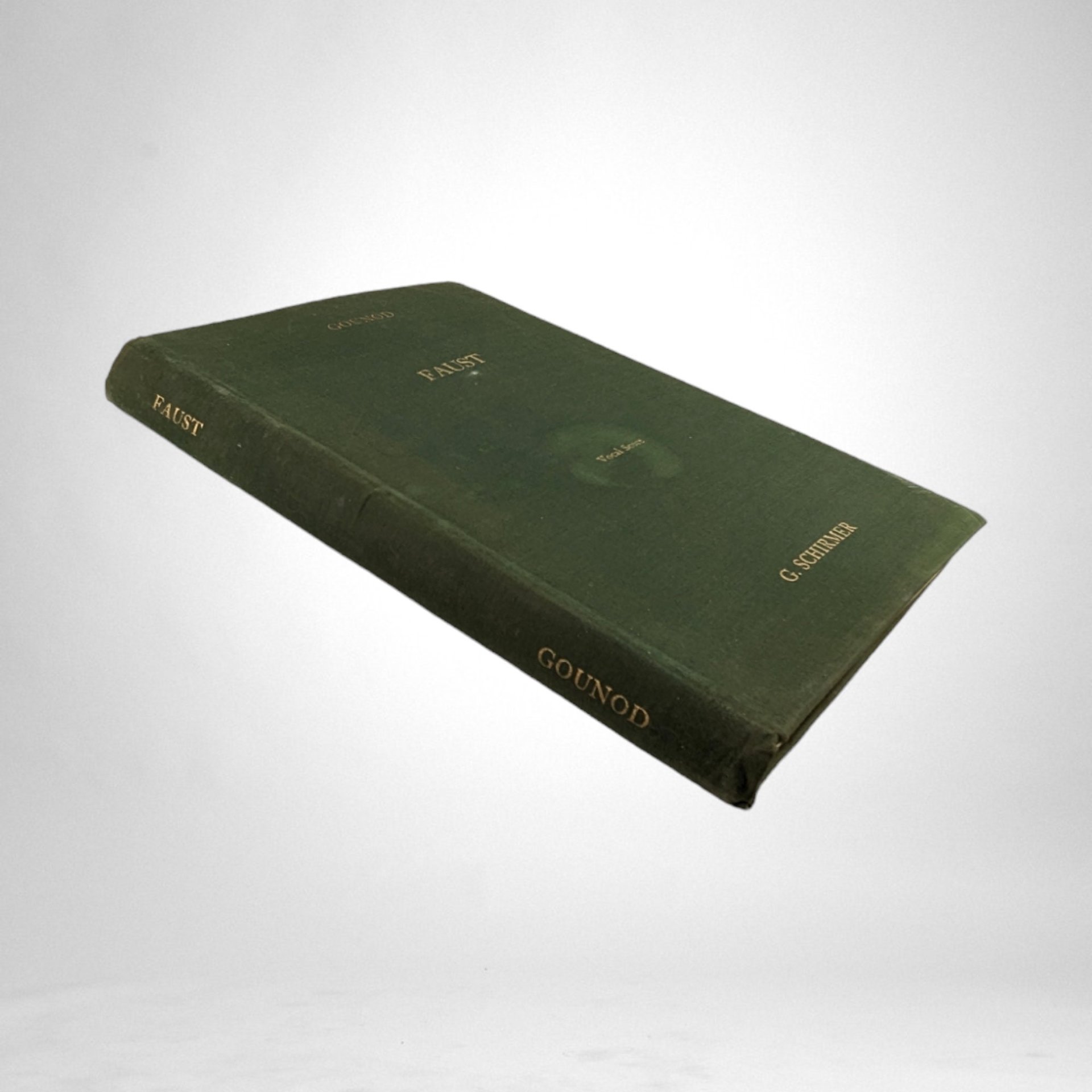 1930 Gounod Faust Vocal Score Book by G. Schirmer: Vintage Musical Treasure