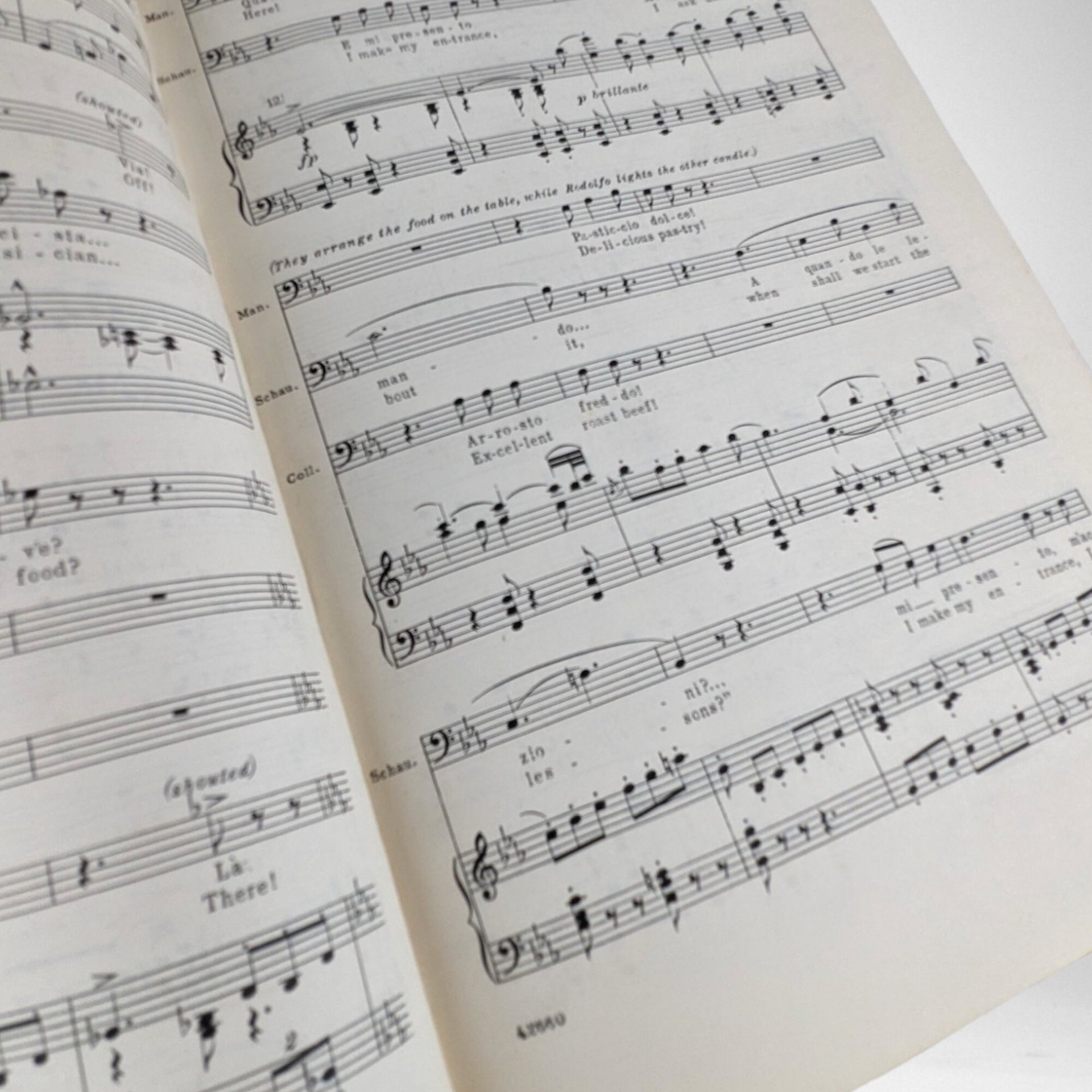 1965 Puccini La Boheme Music Book by G. Schirmer