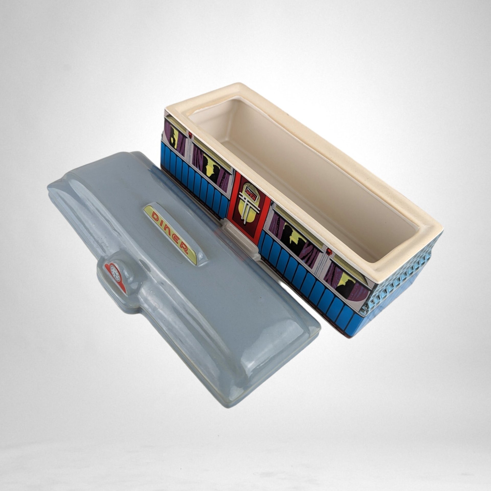 Vintage Diner Ceramic Container