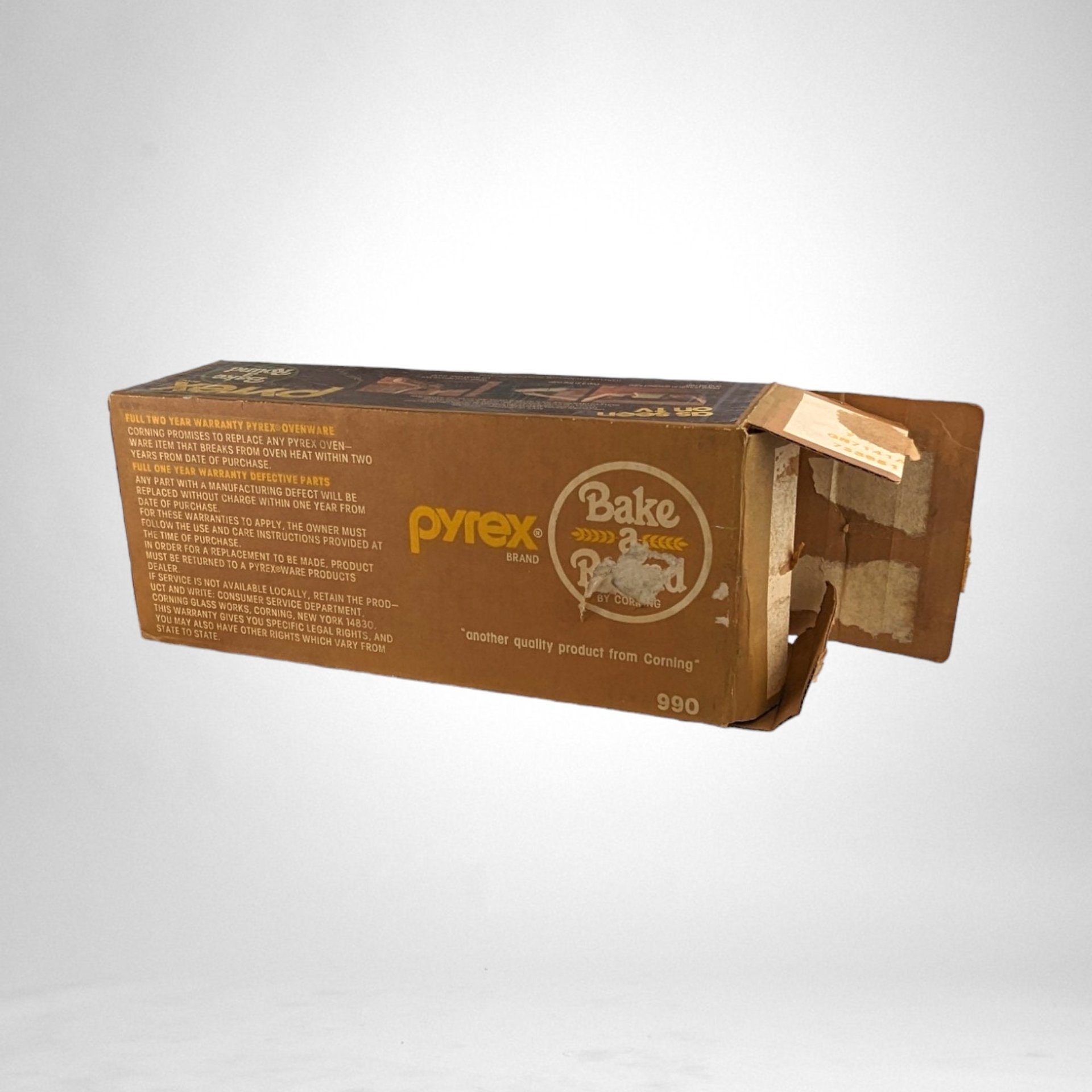 Vintage Pyrex Bake a Round Glass Tube - Retro Baking Nostalgia