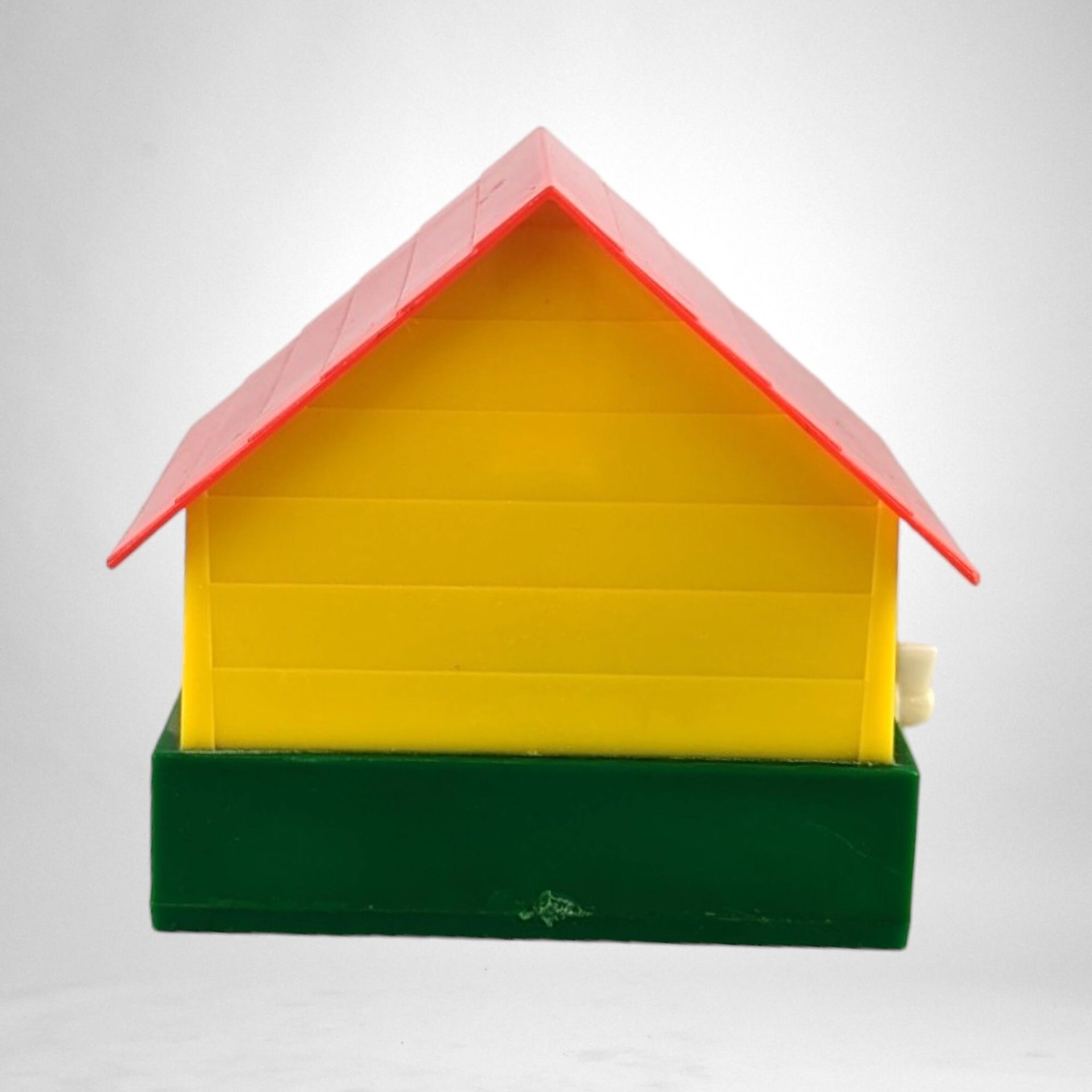 Vintage J.S.N.Y. Plastic Wind Up Fido Mechanical Bank