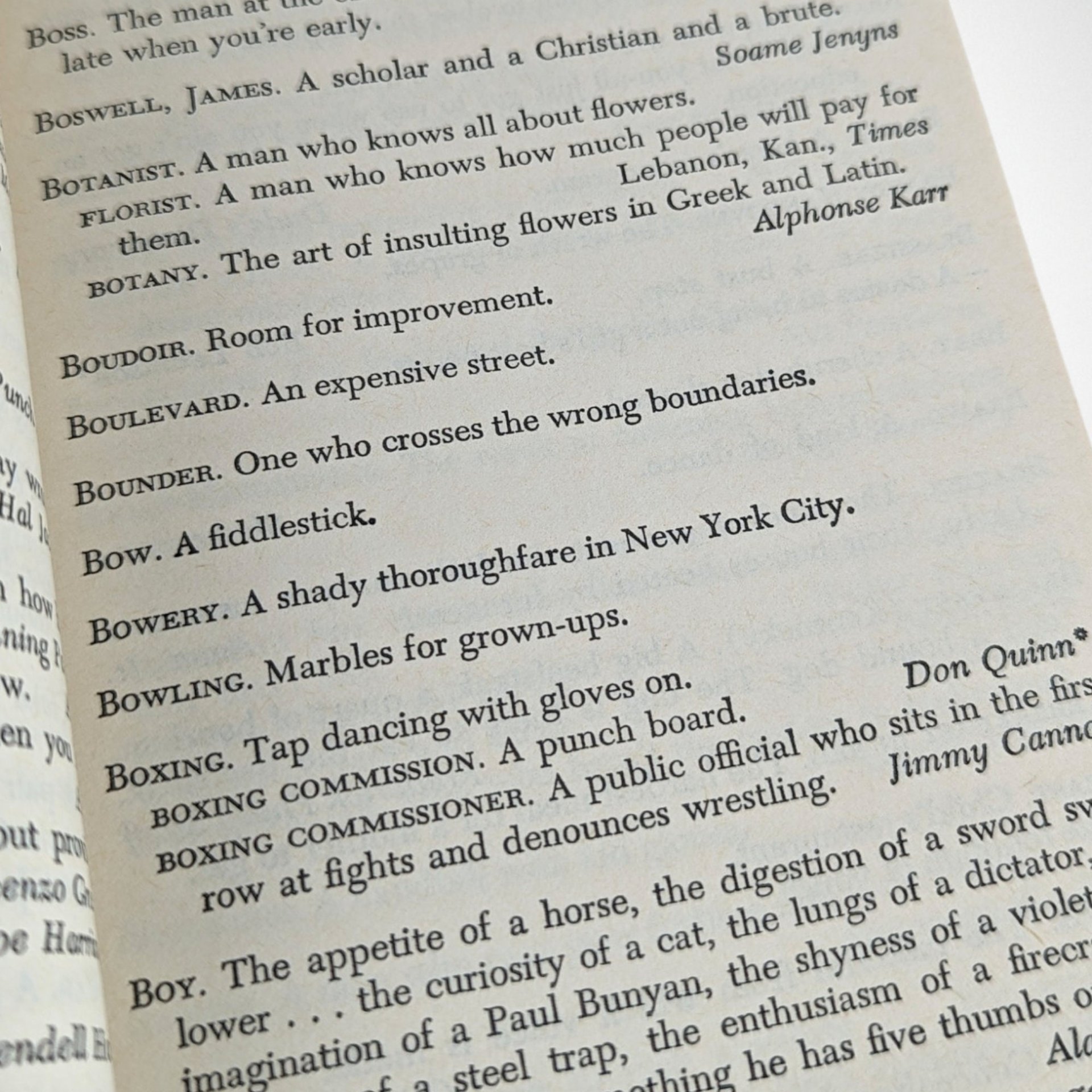1978 The Left Handed Dictionary, Leonard Louis Levinson