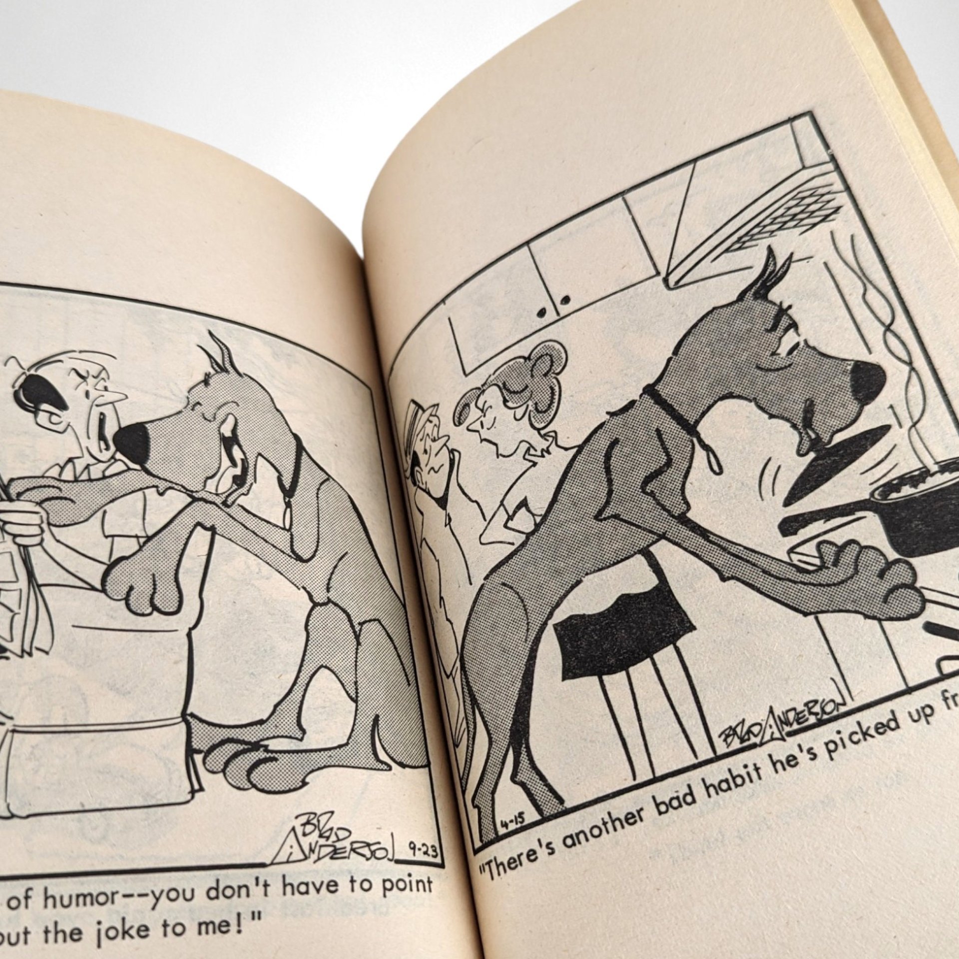 1978 Marmaduke Digs In Softcover Book, Brad Anderson