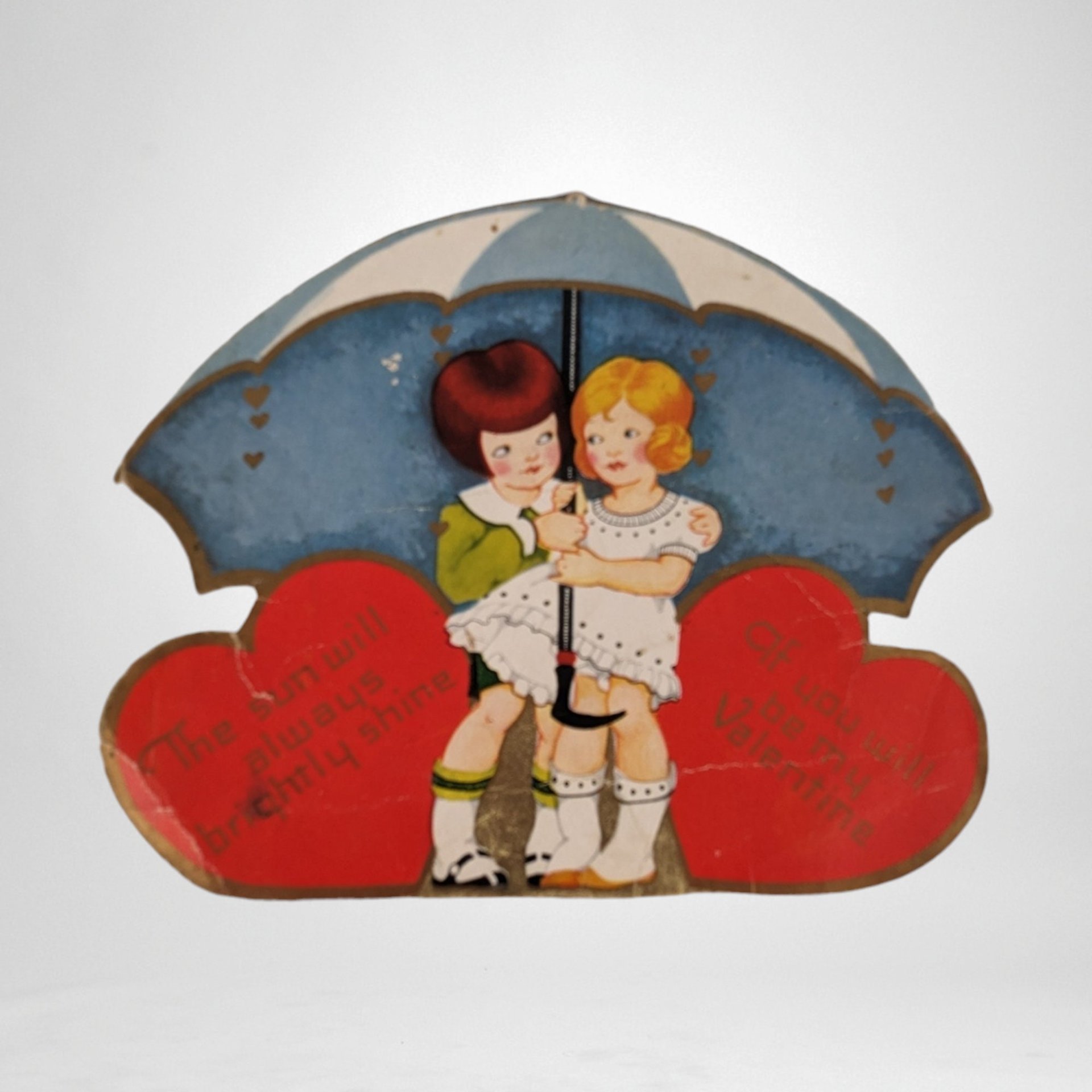 Vintage Love Stories Told on 6 Used Valentine's Day Cards