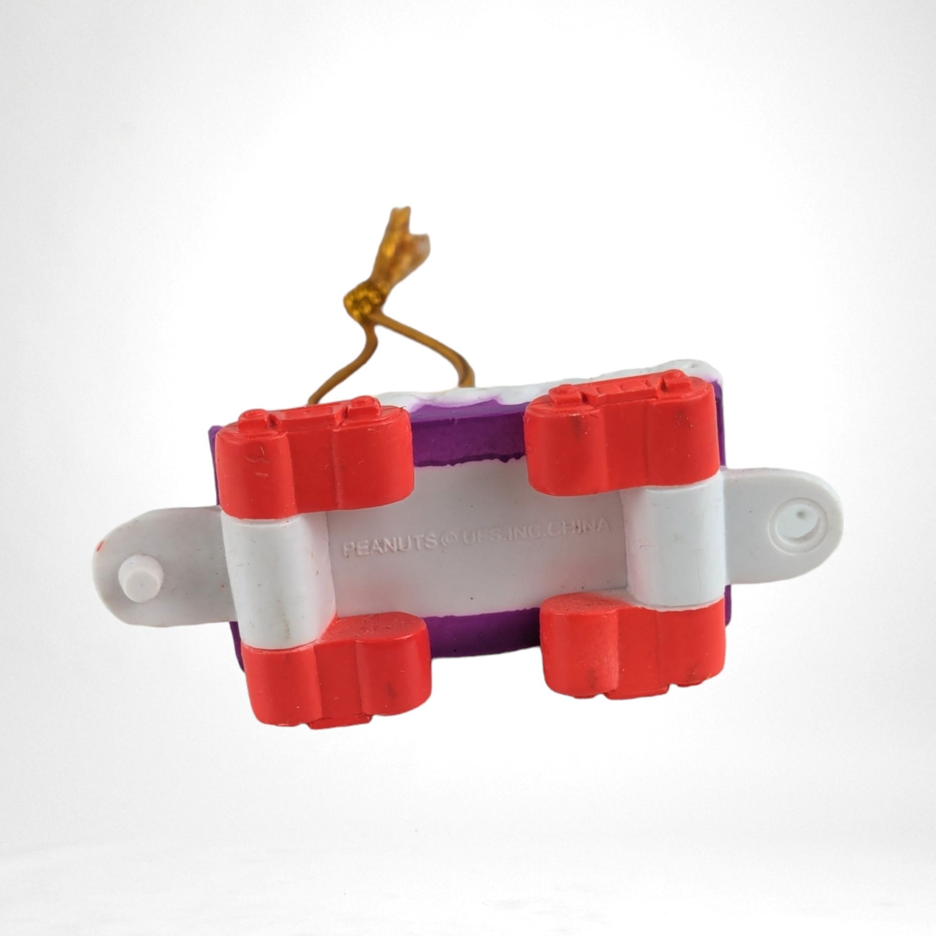 Vintage Peanuts Charlie Brown Train Ornament Piece