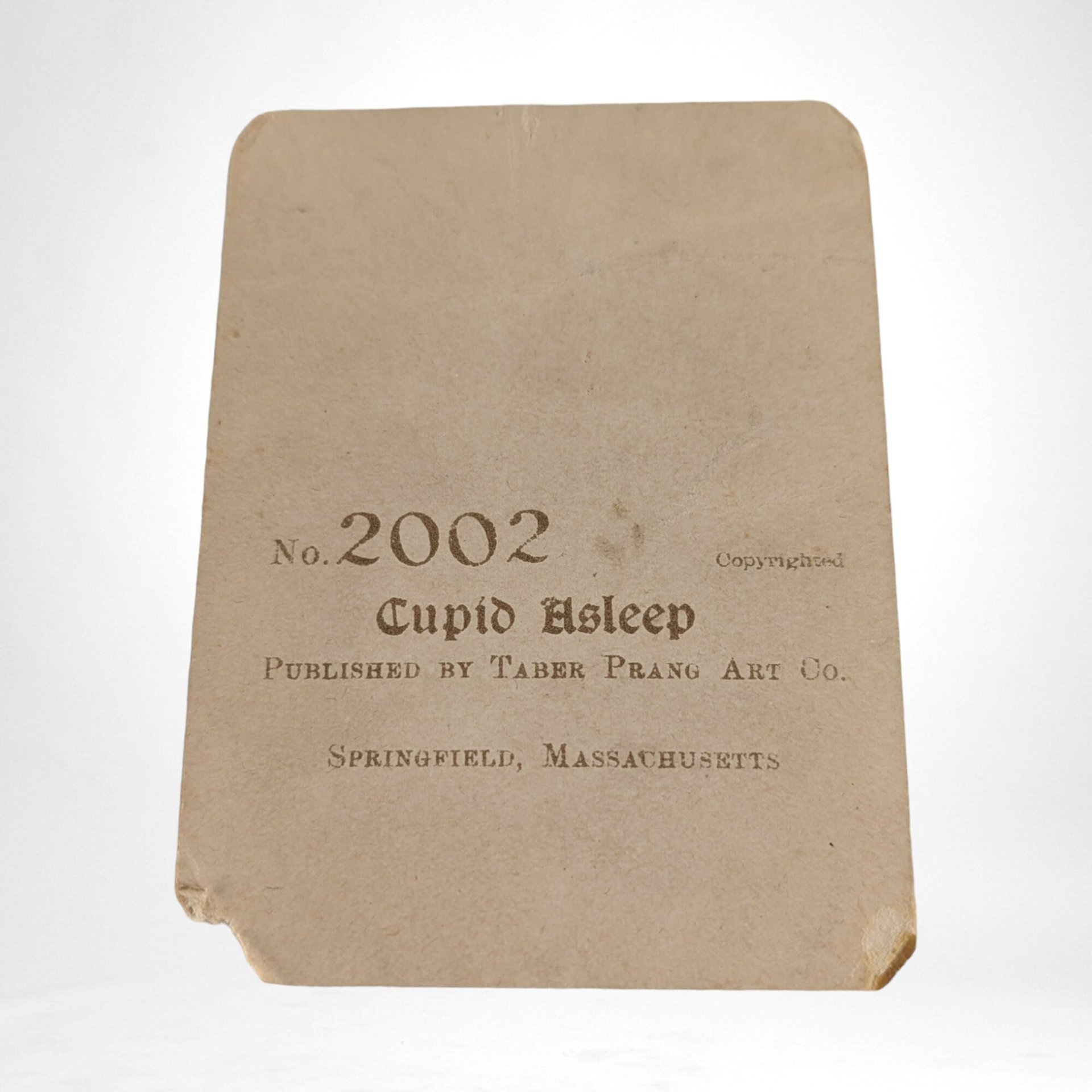 1887 MB Parkinson Cupid Asleep Small Print (3.5"x2.5")