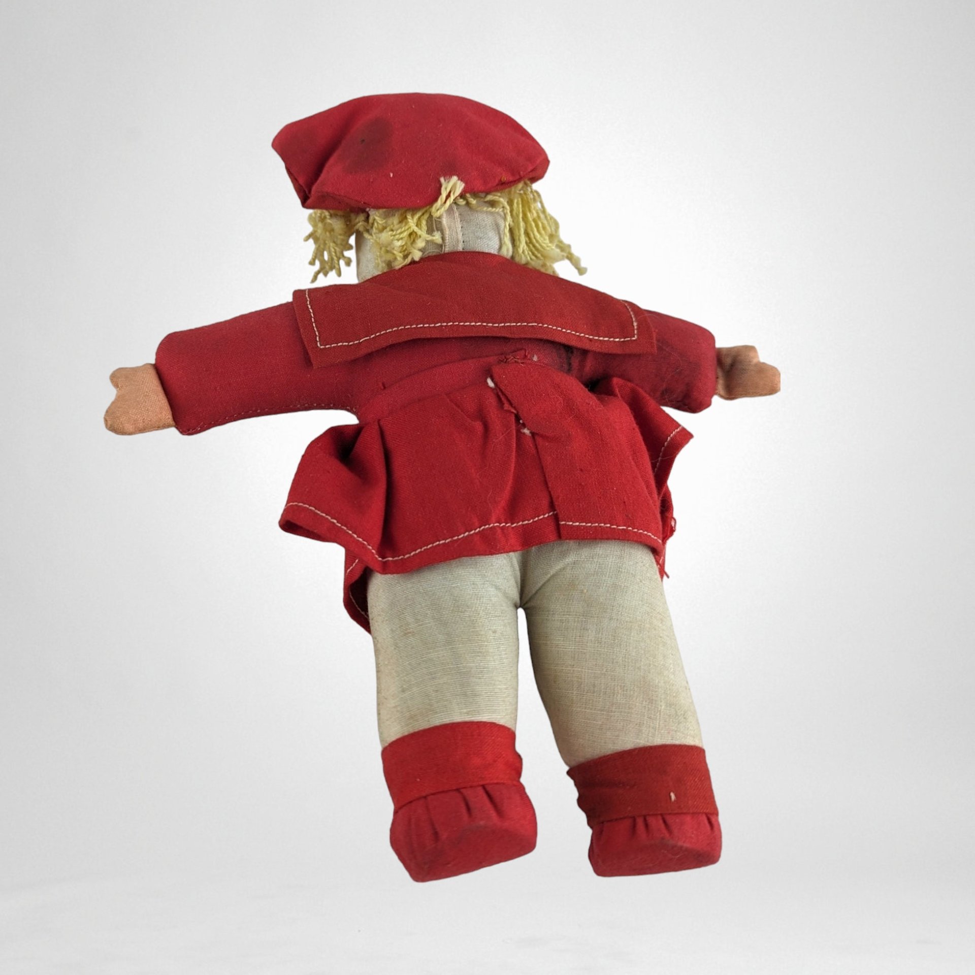 Fair Condition 1920s Sawdust Sailor Girl Doll