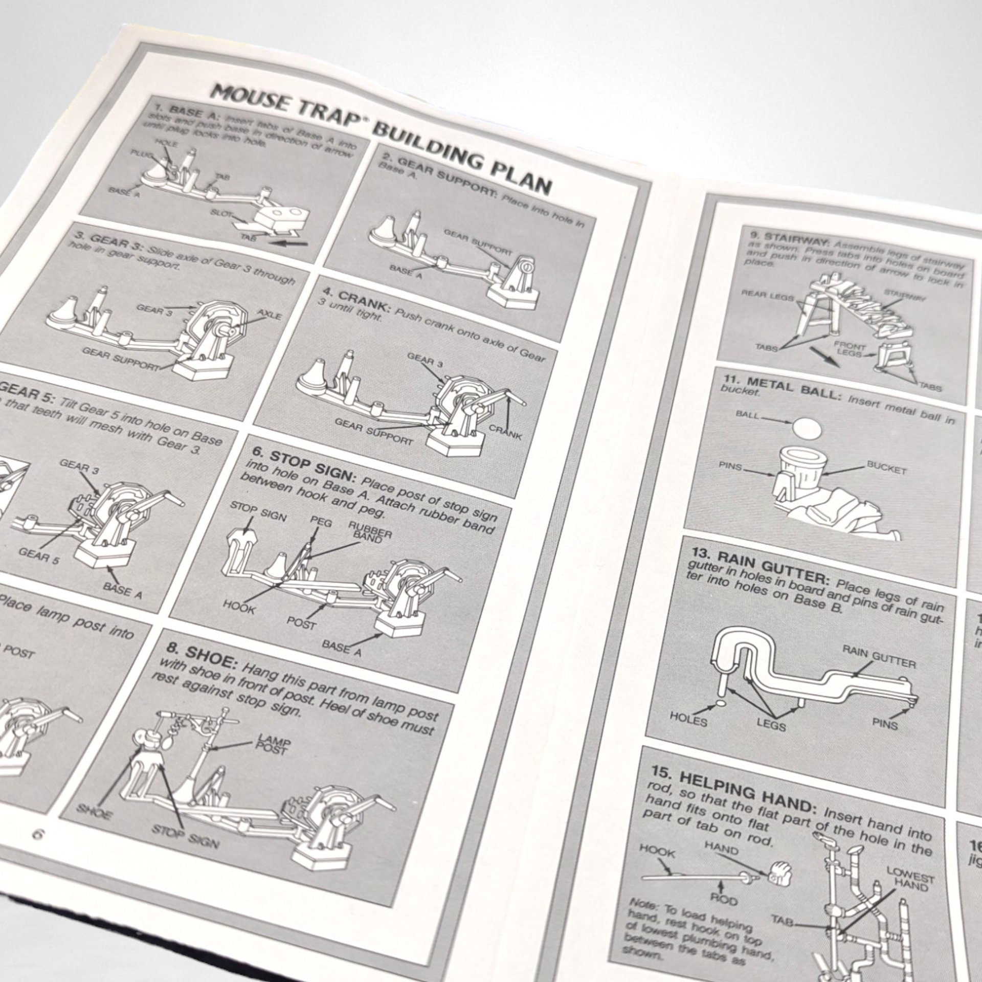 1986 Milton Bradley Mouse Trap Game