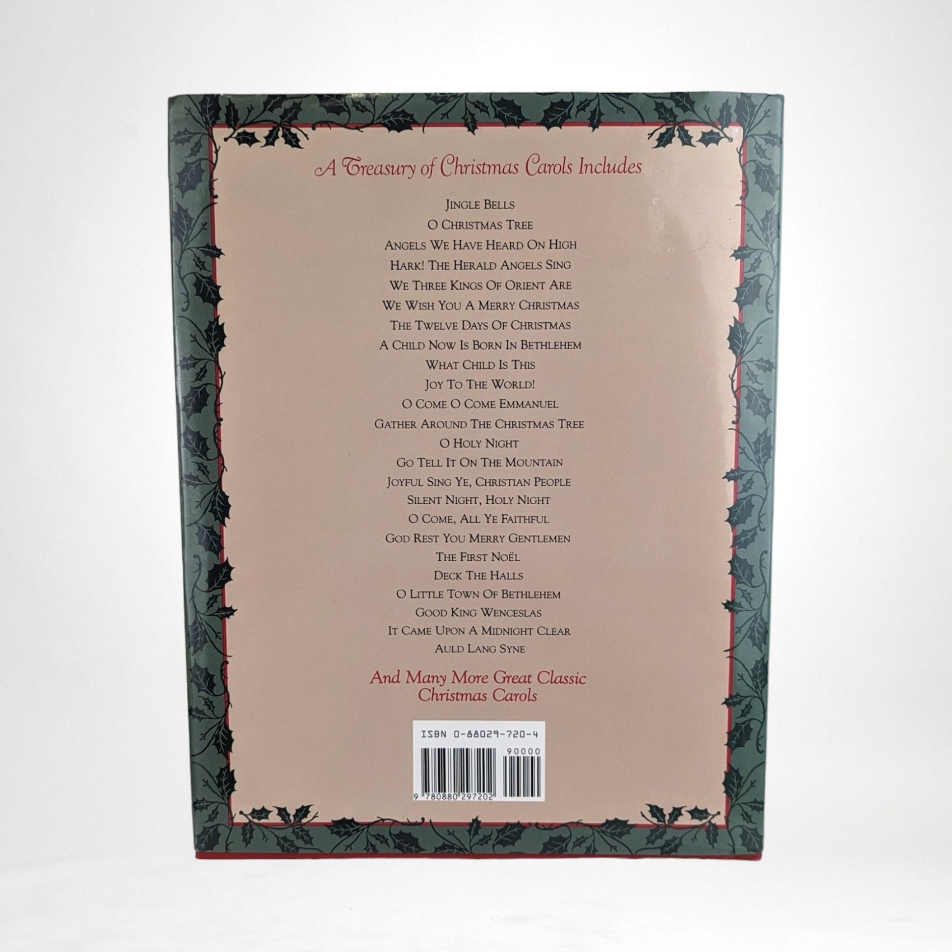 1991 A Treasury of Christmas Carols Music Book, Jerry Silverman