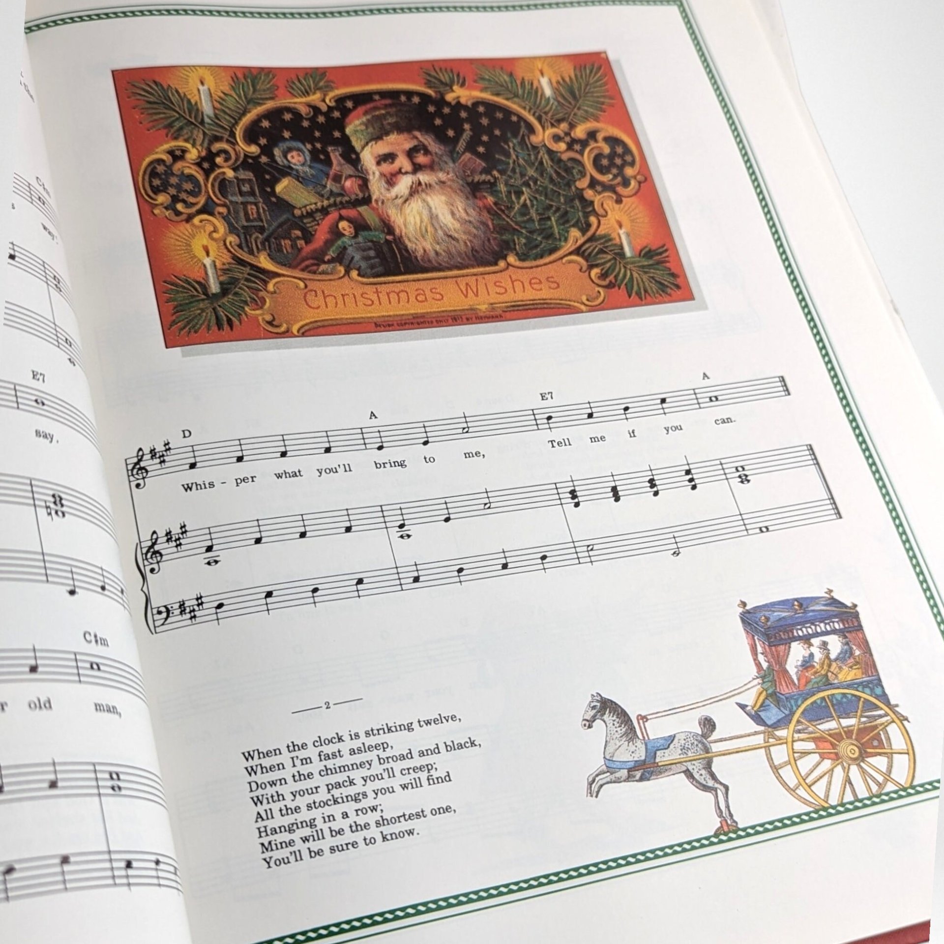 1991 A Treasury of Christmas Carols Music Book, Jerry Silverman